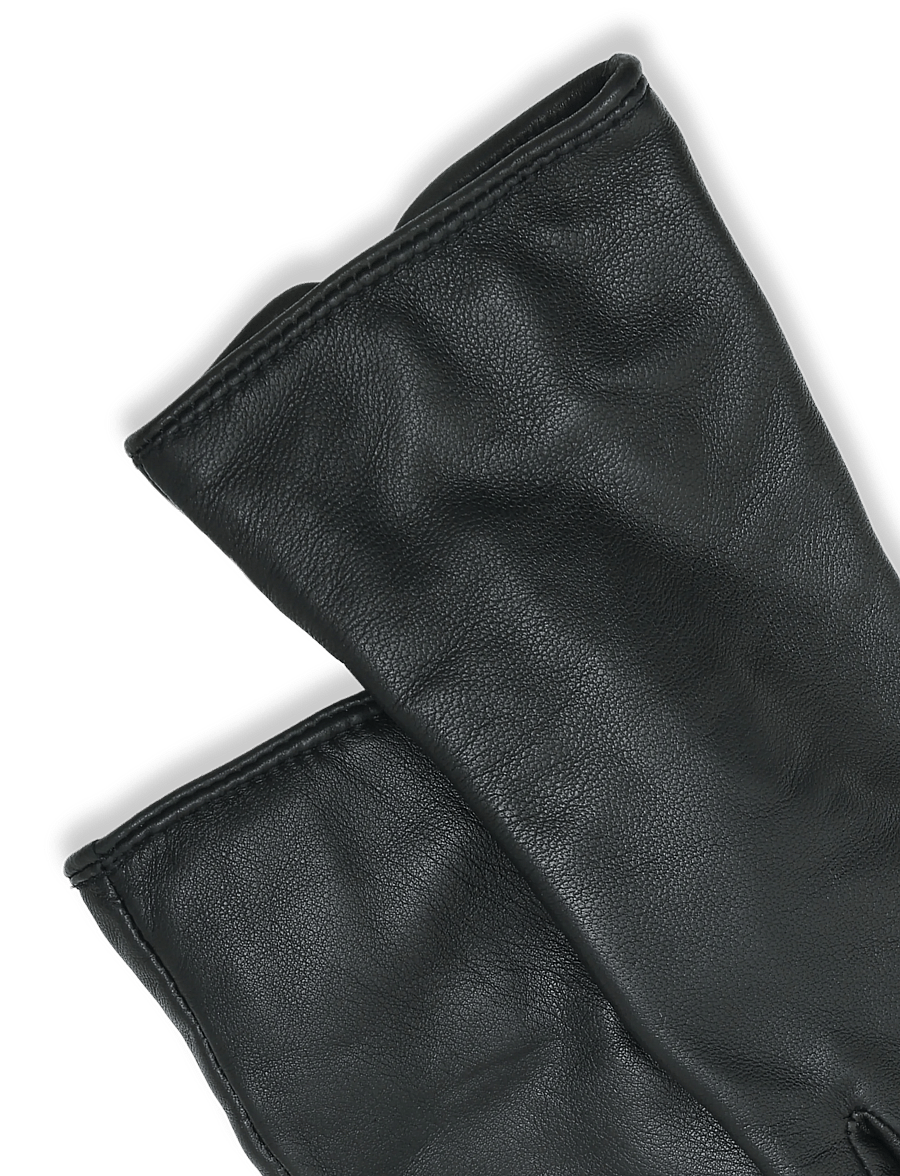 Vero Moda - VMMARY LEATHER GLOVES - læderhandsker - black - 4
