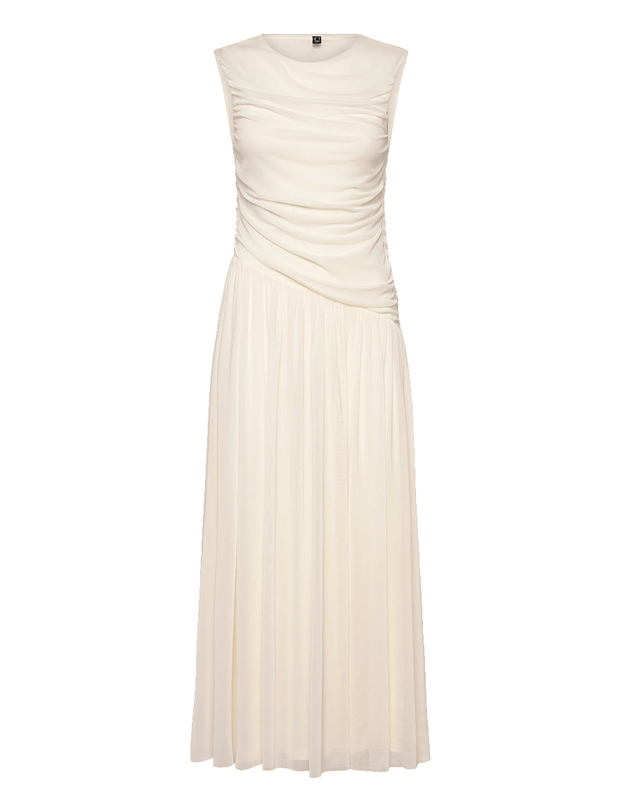 Vero Moda - VMPENELOPE SL MAXI DRESS JRS EXP - maxi kjoler - cloud dancer - 0
