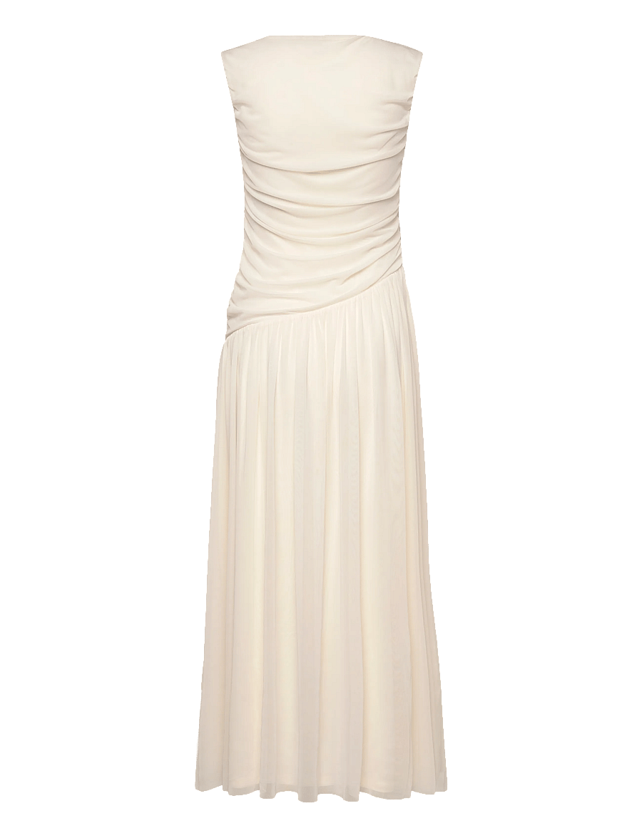 Vero Moda - VMPENELOPE SL MAXI DRESS JRS EXP - maxi kjoler - cloud dancer - 1