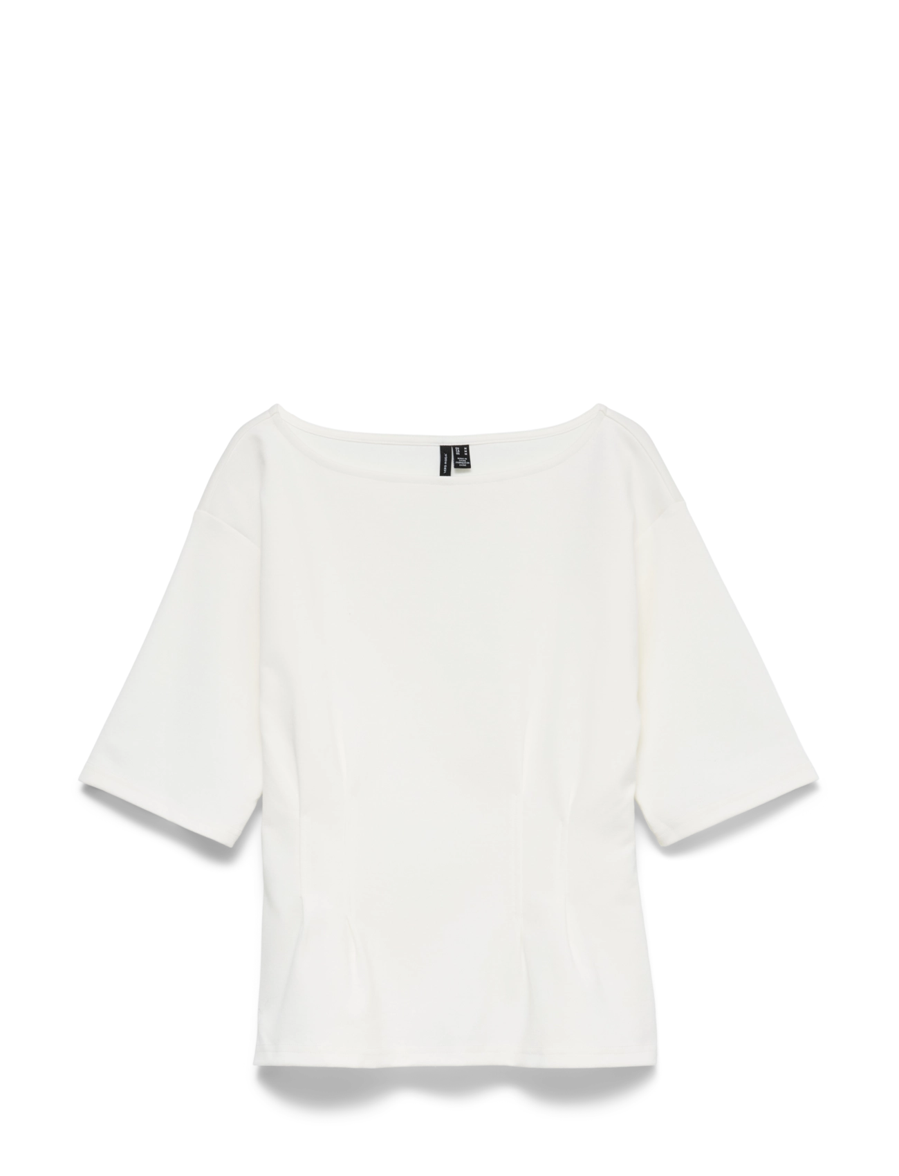 Vero Moda VMBJORK SS BOATNECK TOP JRS - Vero Moda - SNOW WHITE / white