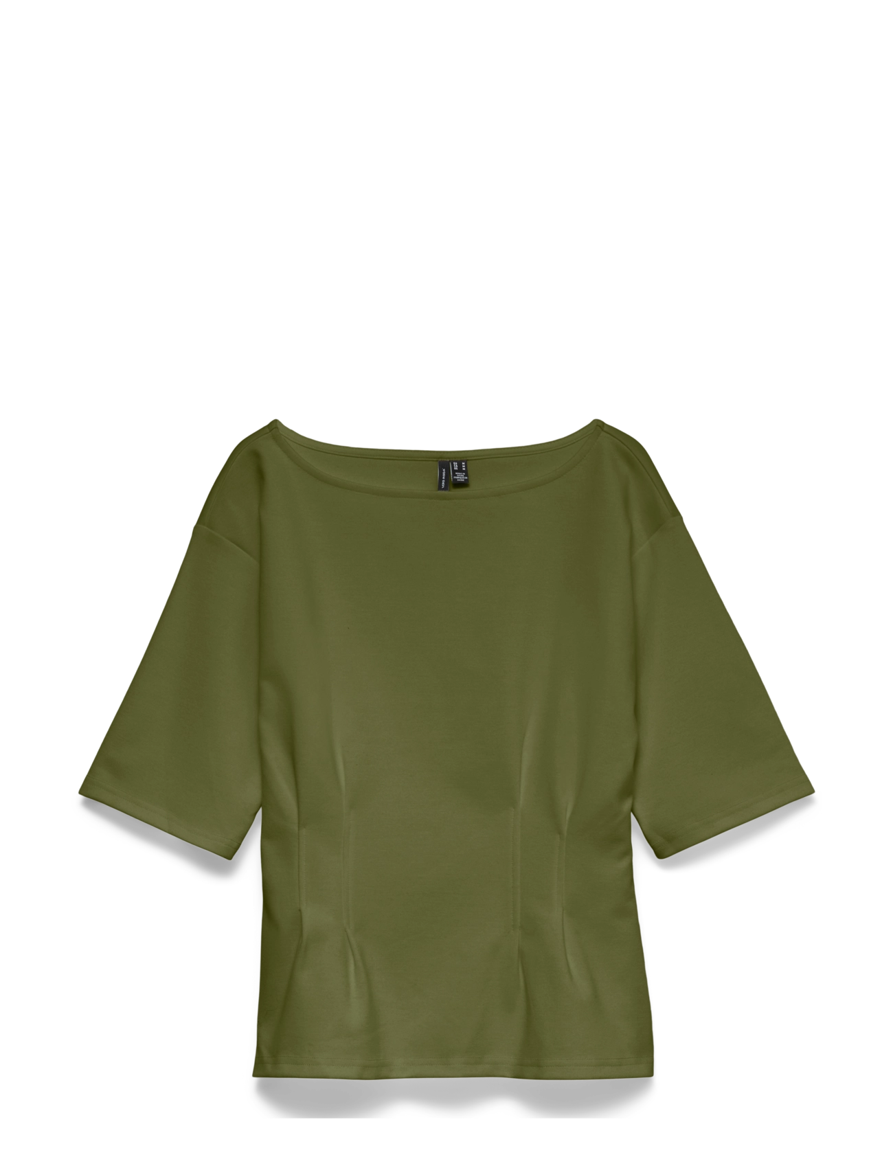 Vero Moda VMBJORK SS BOATNECK TOP JRS - Vero Moda - SPHAGNUM / khaki/green
