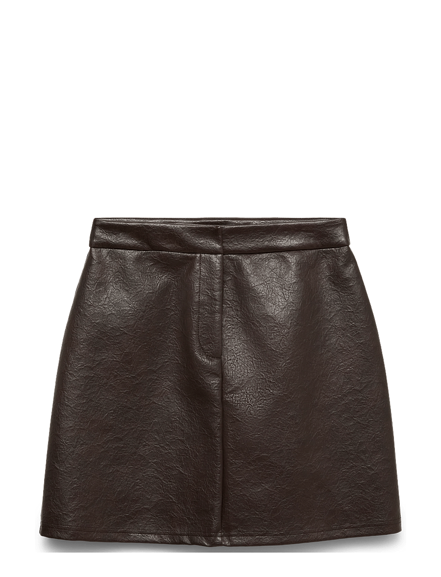 Vero Moda - VMBRIDGET HW SHORT SKIRT JRS - kurze röcke - chocolate torte - 1
