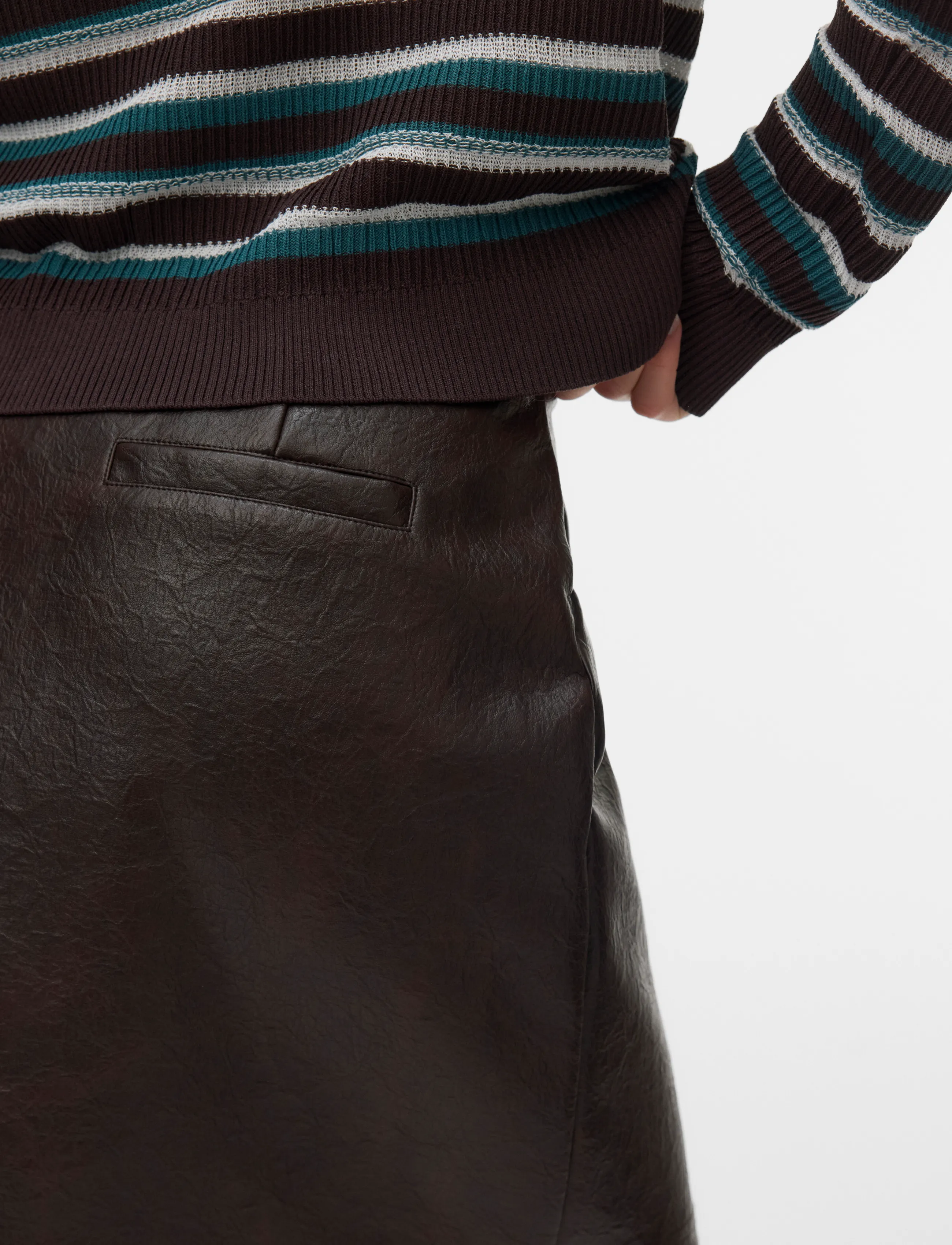 Vero Moda - VMBRIDGET HW SHORT SKIRT JRS - kurze röcke - chocolate torte - 4