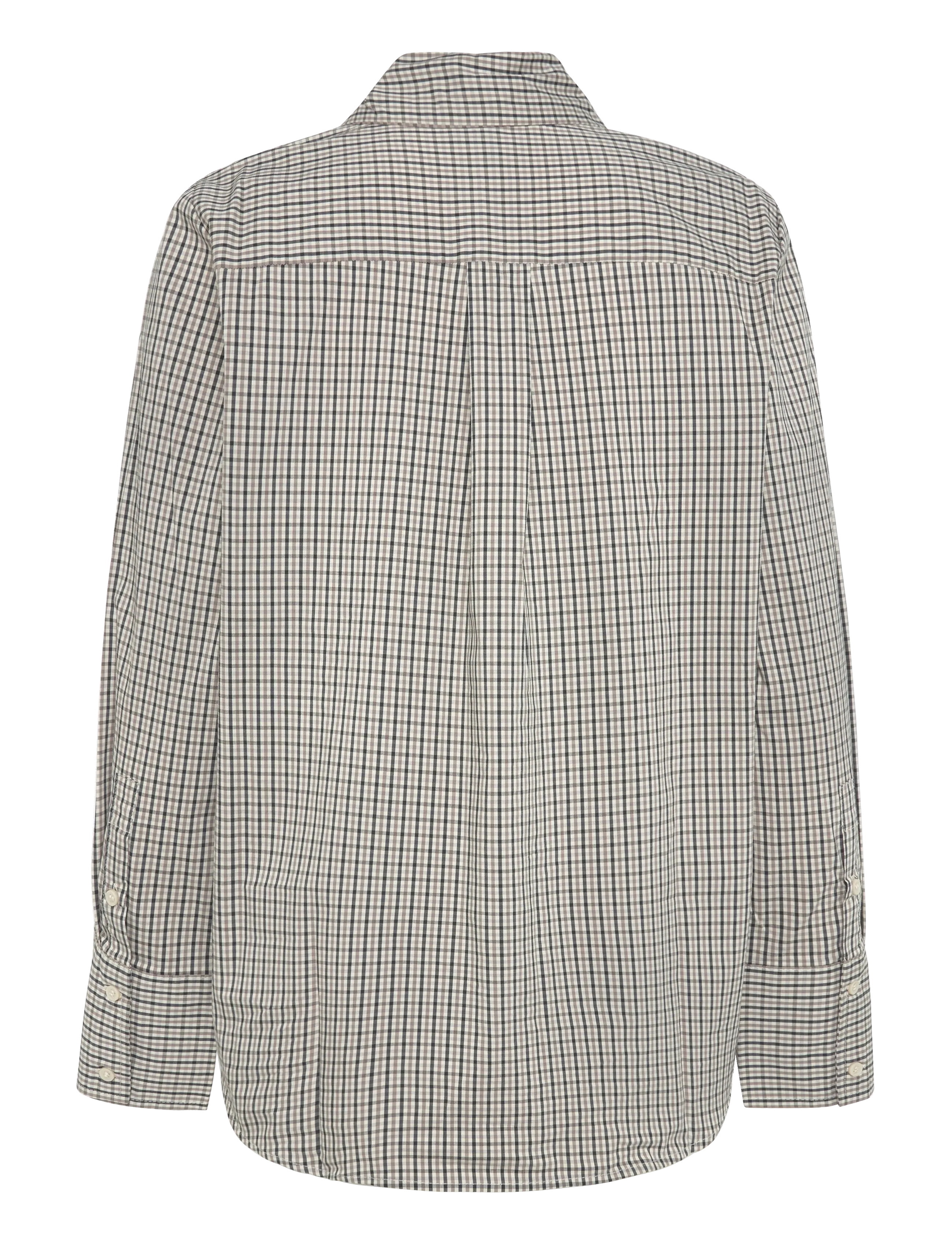 Vero Moda - VMSYNNE LS NECK SCARF SHIRT WVN NOOS - oatmeal - 2