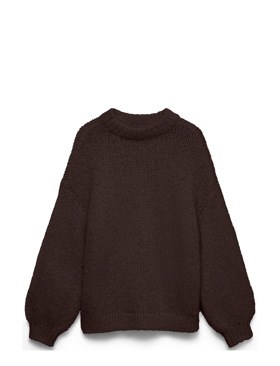 Vero Moda - VMMAYBE LS HIGH NECK PULLOVER NOOS - pullover - chocolate torte - 0