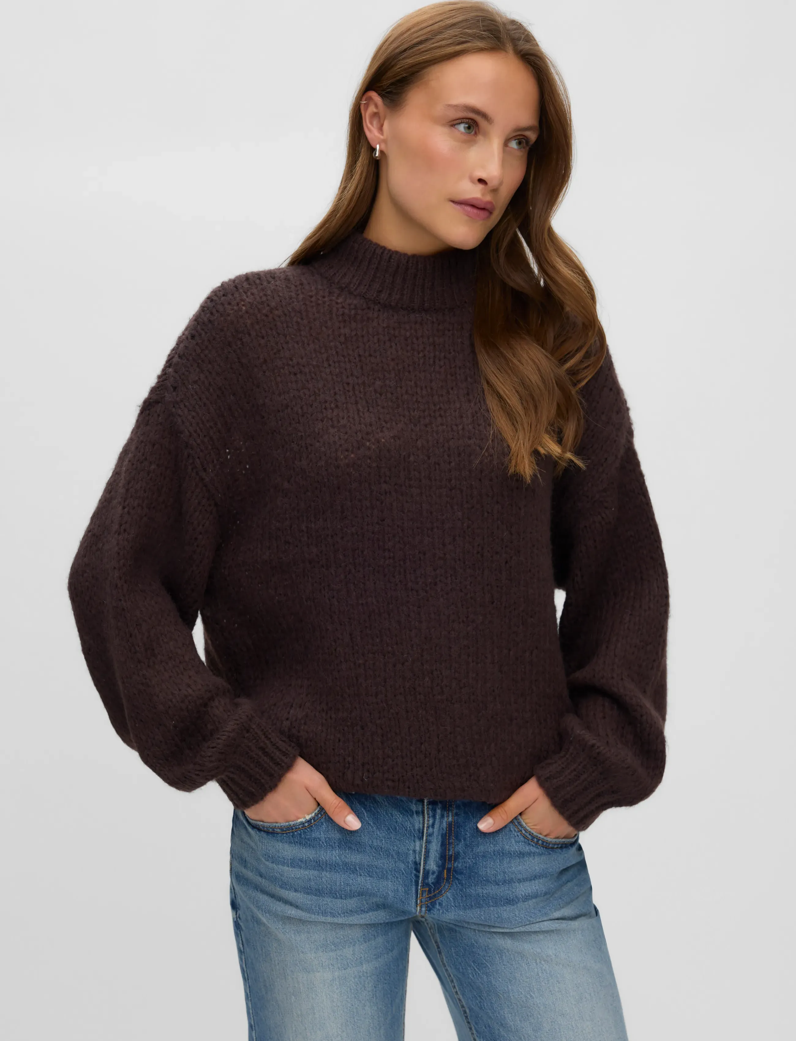 VERO MODA Vmmaybe Ls High Neck Pullover Noos stickade tröjor dam – bild 4