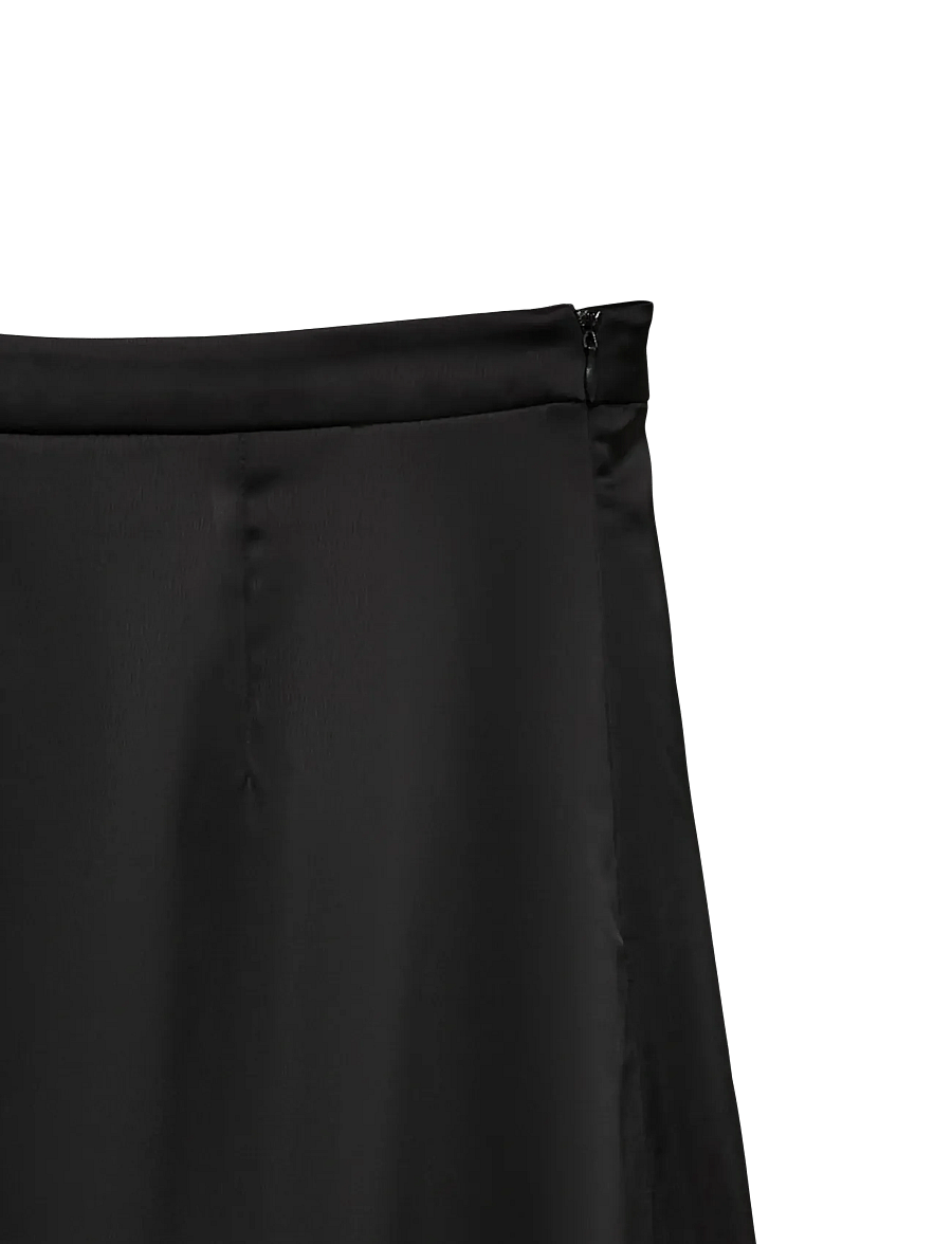 Vero Moda - VMGINNY HW LACE MIDI SKIRT EXP - midiseelikud - black - 5