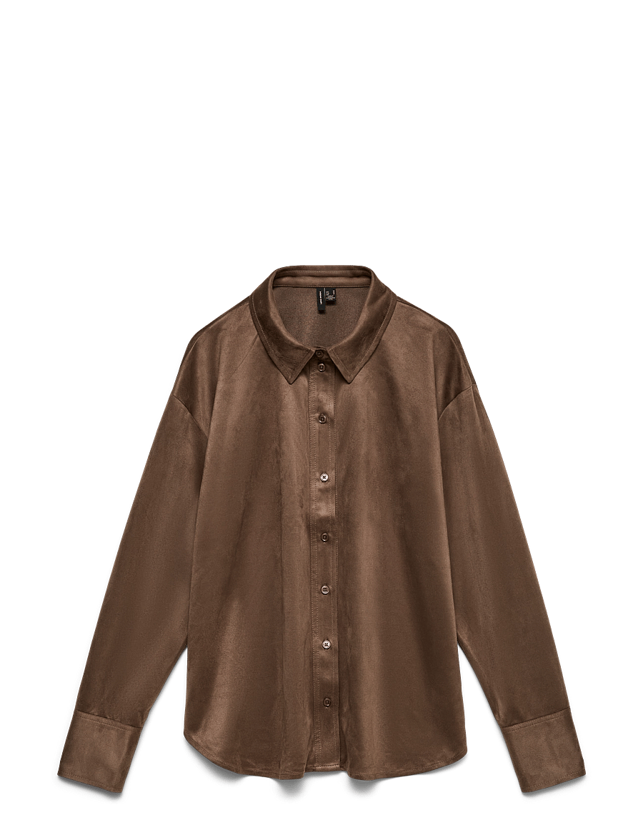 Vero Moda - VMKATTY L/S SHIRT WVN - fossil - 1