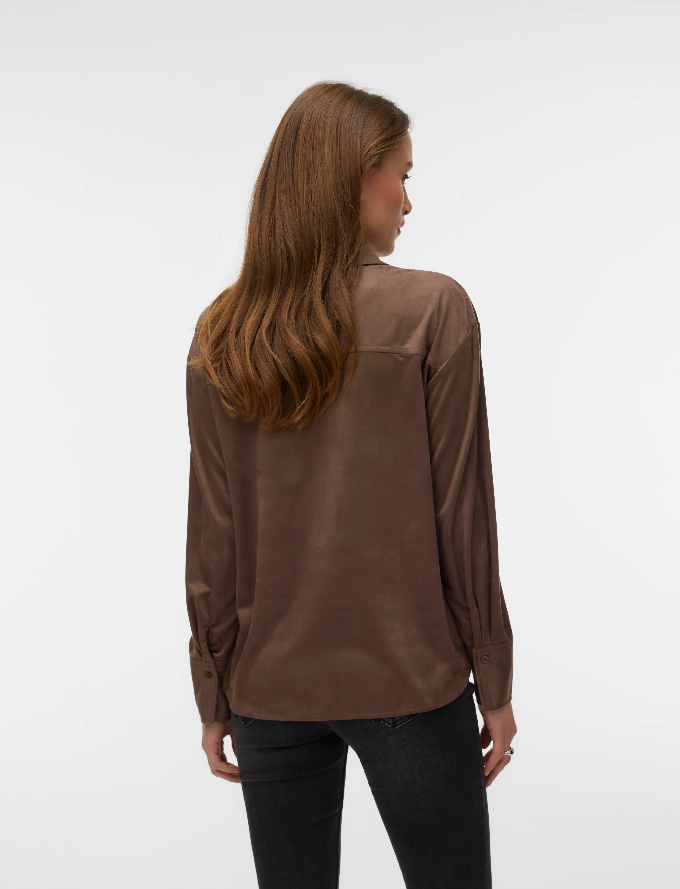 Vero Moda - VMKATTY L/S SHIRT WVN - fossil - 2