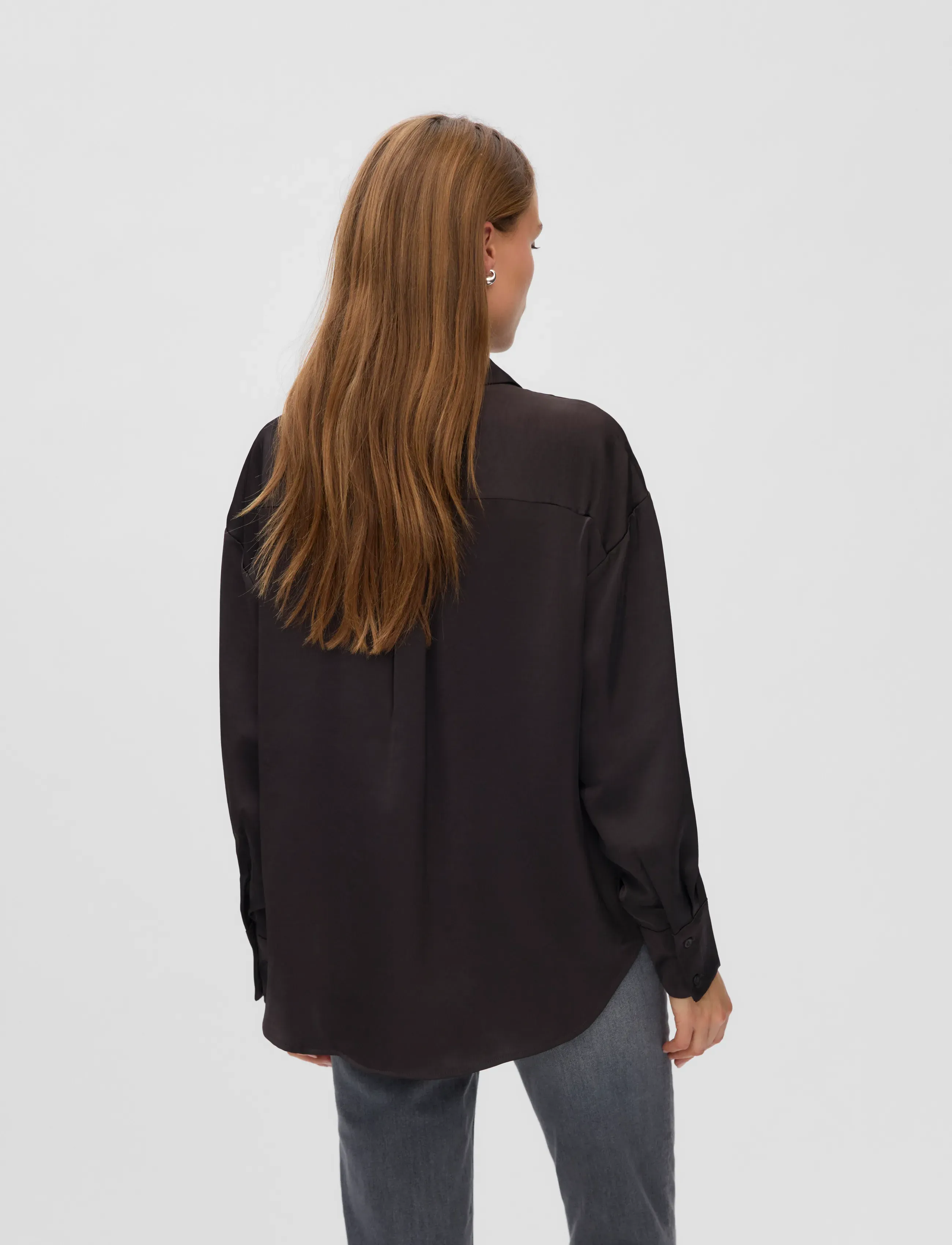 Vero Moda - VMMIRO LS SHIRT WVN NOOS - langärmlige hemden - chocolate torte - 2