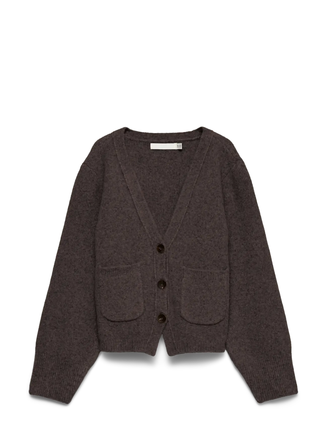 Vero Moda VMPORTOFINO LS V-NECK CARDIGAN PRM - Jackor & Kappor - CHOCOLATE TORTE / brown