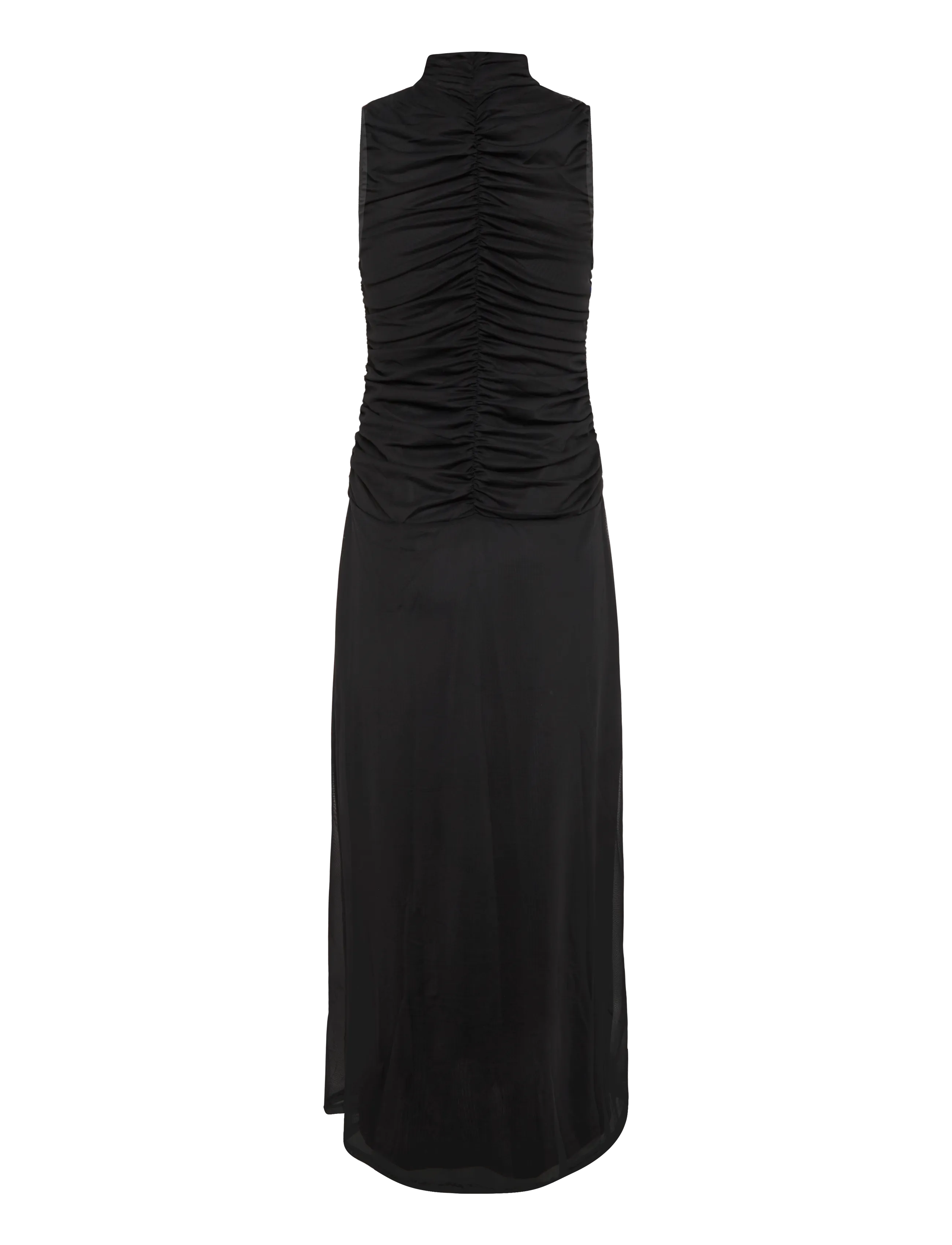 Vero Moda - AWERICA SL HIGH NECK ANKLE DRESS - party dresses - black - 2