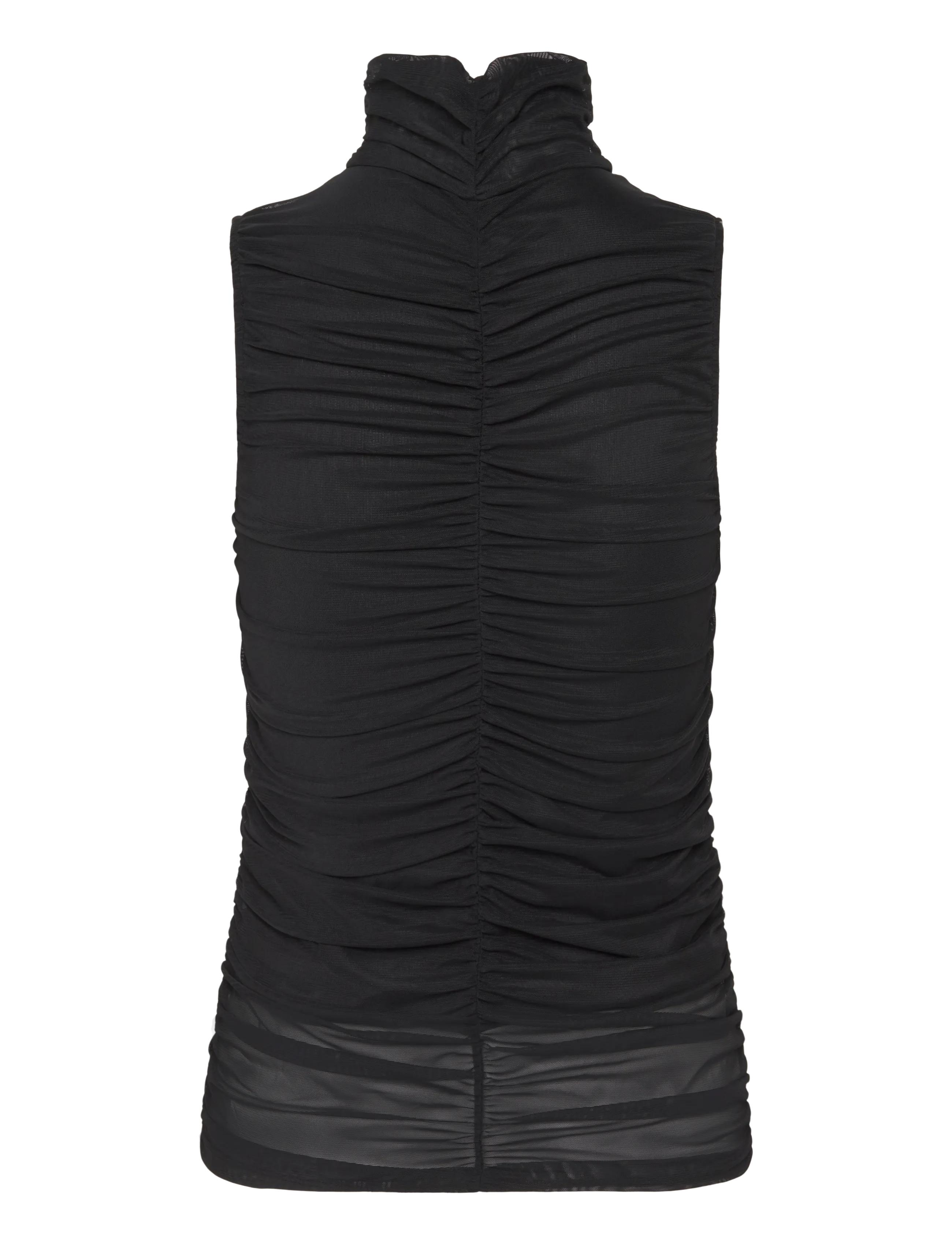Vero Moda - AWERICA SL HIGH NECK TOP - varrukateta topid - black - 2