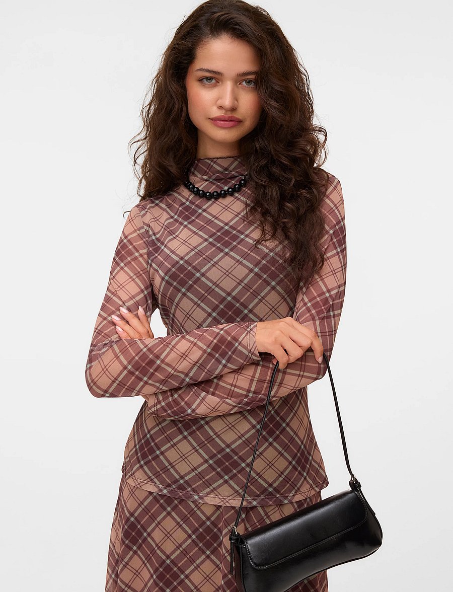 Vero Moda - VMSALLY LS ROLL NECK TOP JRS EXP - rollkragenpullover - misty rose - 4