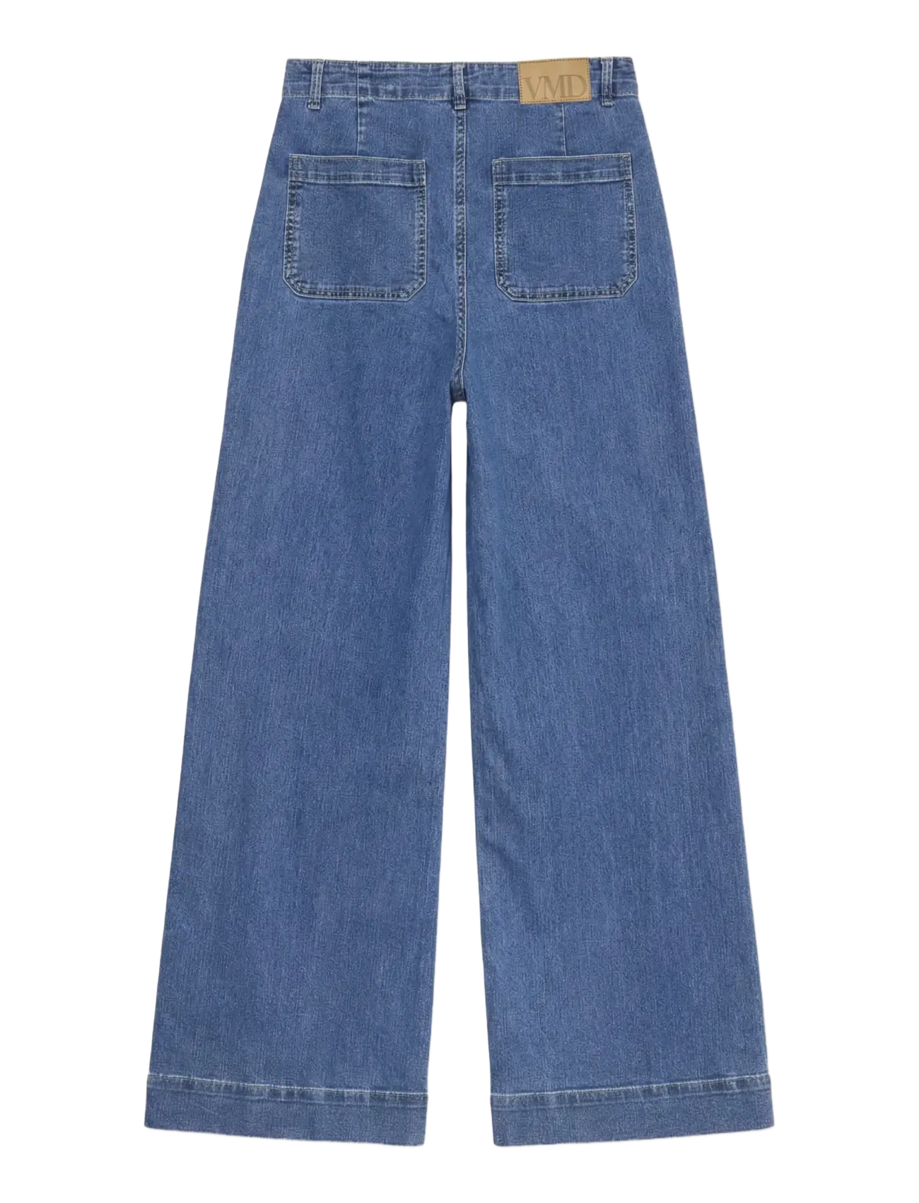 Vero Moda - VMKAYLA HR WIDE POCKET J BLUE MIX NOOS - brede jeans - medium blue denim - 2