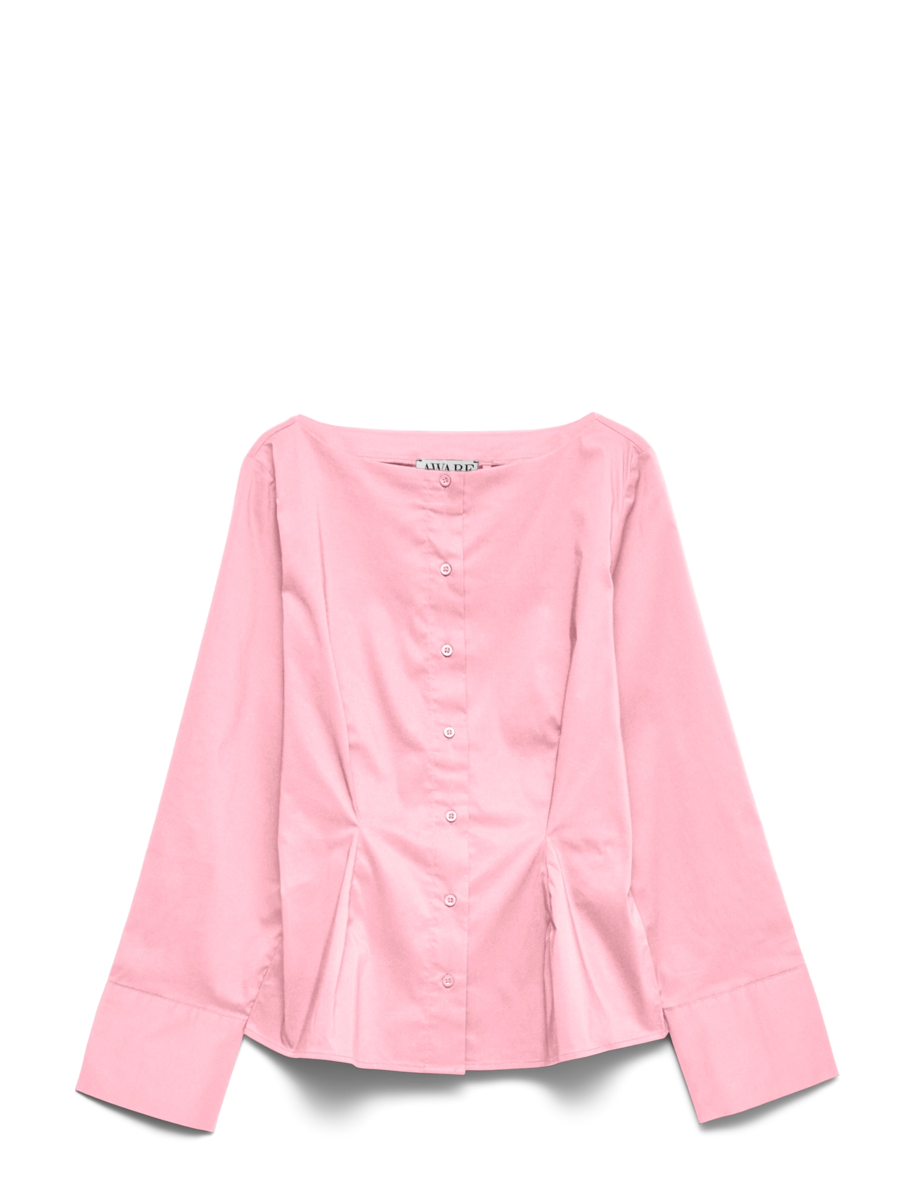 Vero Moda AWALVA LS BOATNECK FITTED SHIRT EXCL - Tøj - ROSE SHADOW / pink/rose