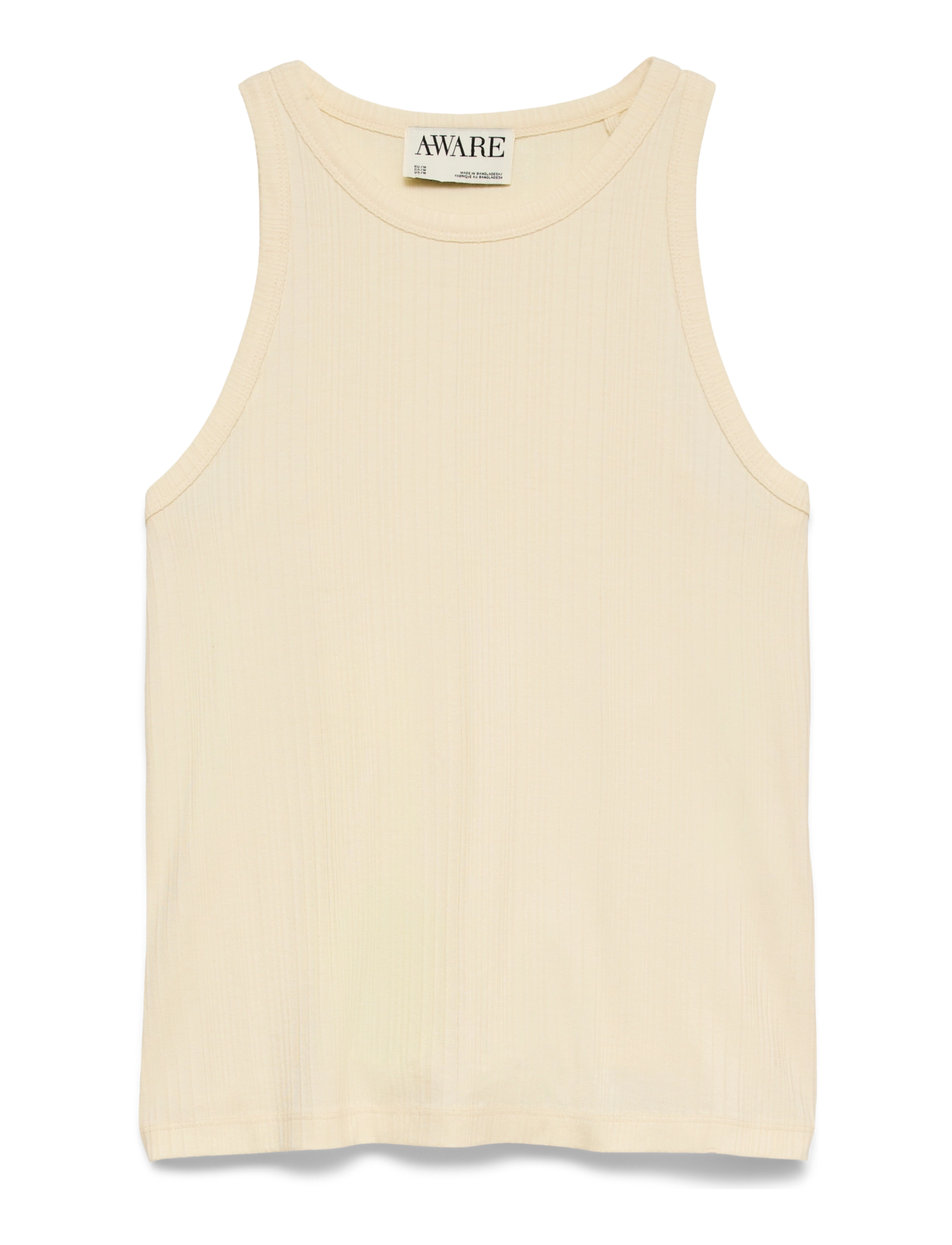 Vero Moda Awirina O-Neck Tank Top, L, Cream, T-Shirts & Toppe > Uden Ærmer, Dame