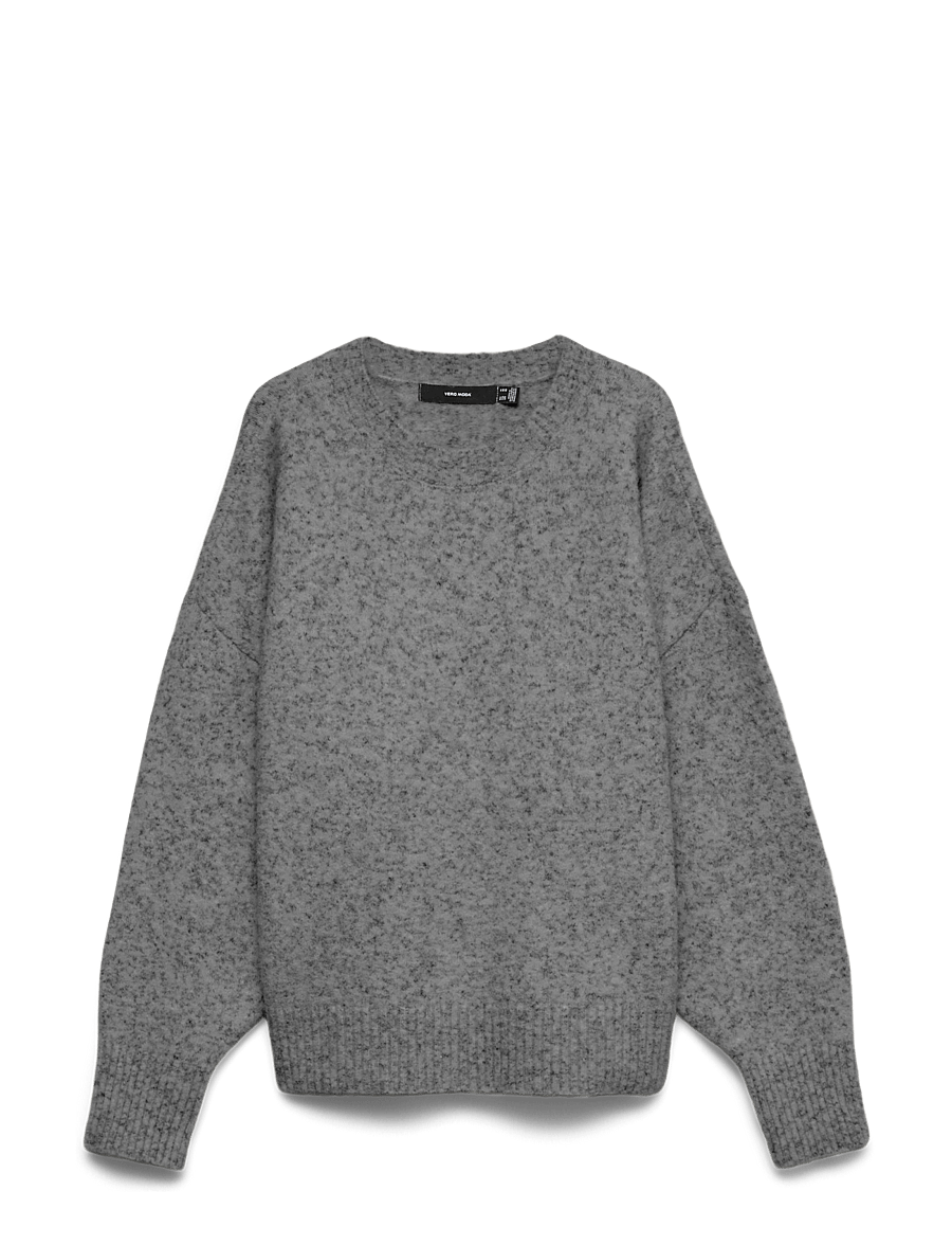 Vero Moda - VMSIF LS O-NECK PULLOVER NOOS - medium grey melange - 0