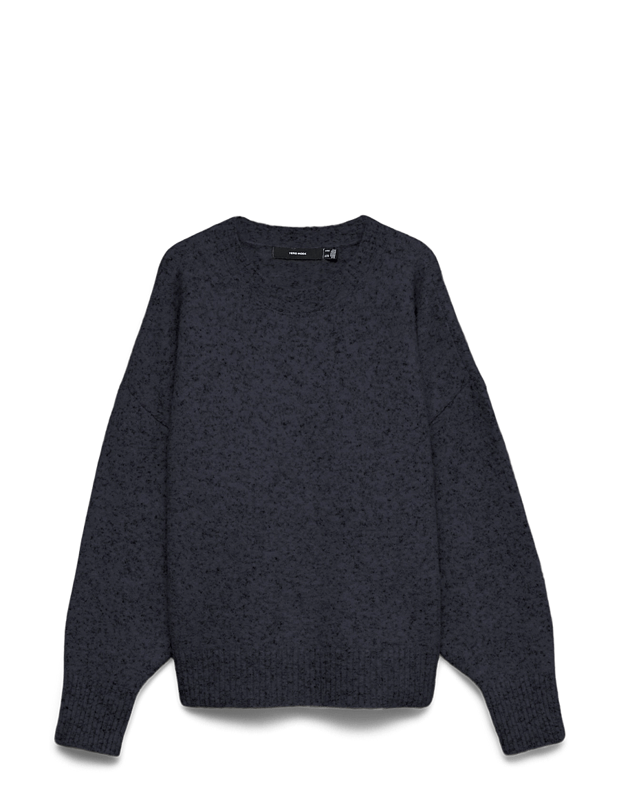 Vero Moda - VMSIF LS O-NECK PULLOVER NOOS - stickade tröjor - night sky - 0