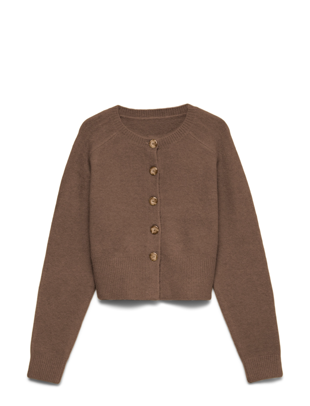 Vero Moda VMSIF LS O-NECK CARDIGAN NOOS - Kleidung - COCOA BROWN / brown