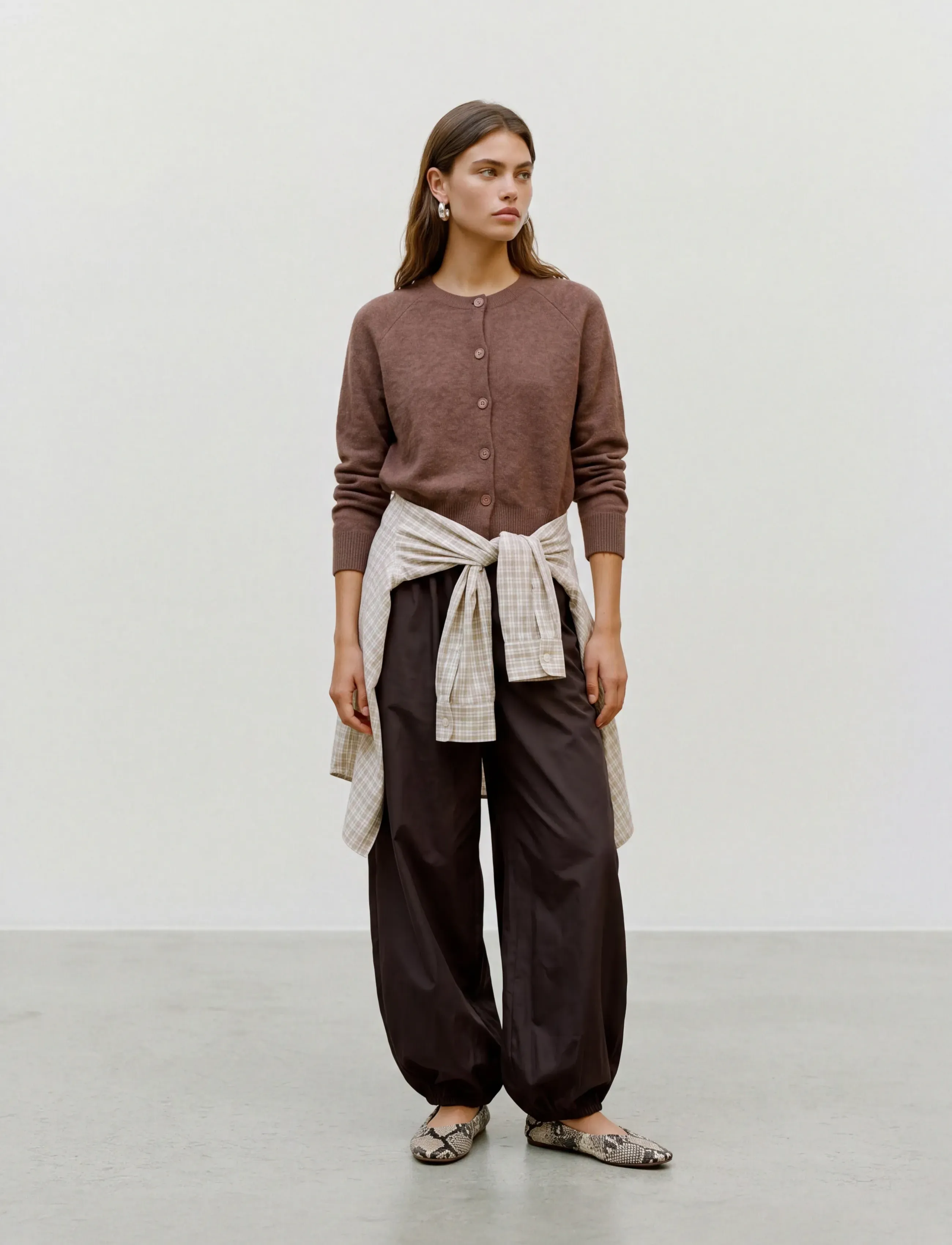 Vero Moda VMSIF LS O-NECK CARDIGAN NOOS - Vero Moda - COCOA BROWN / brown