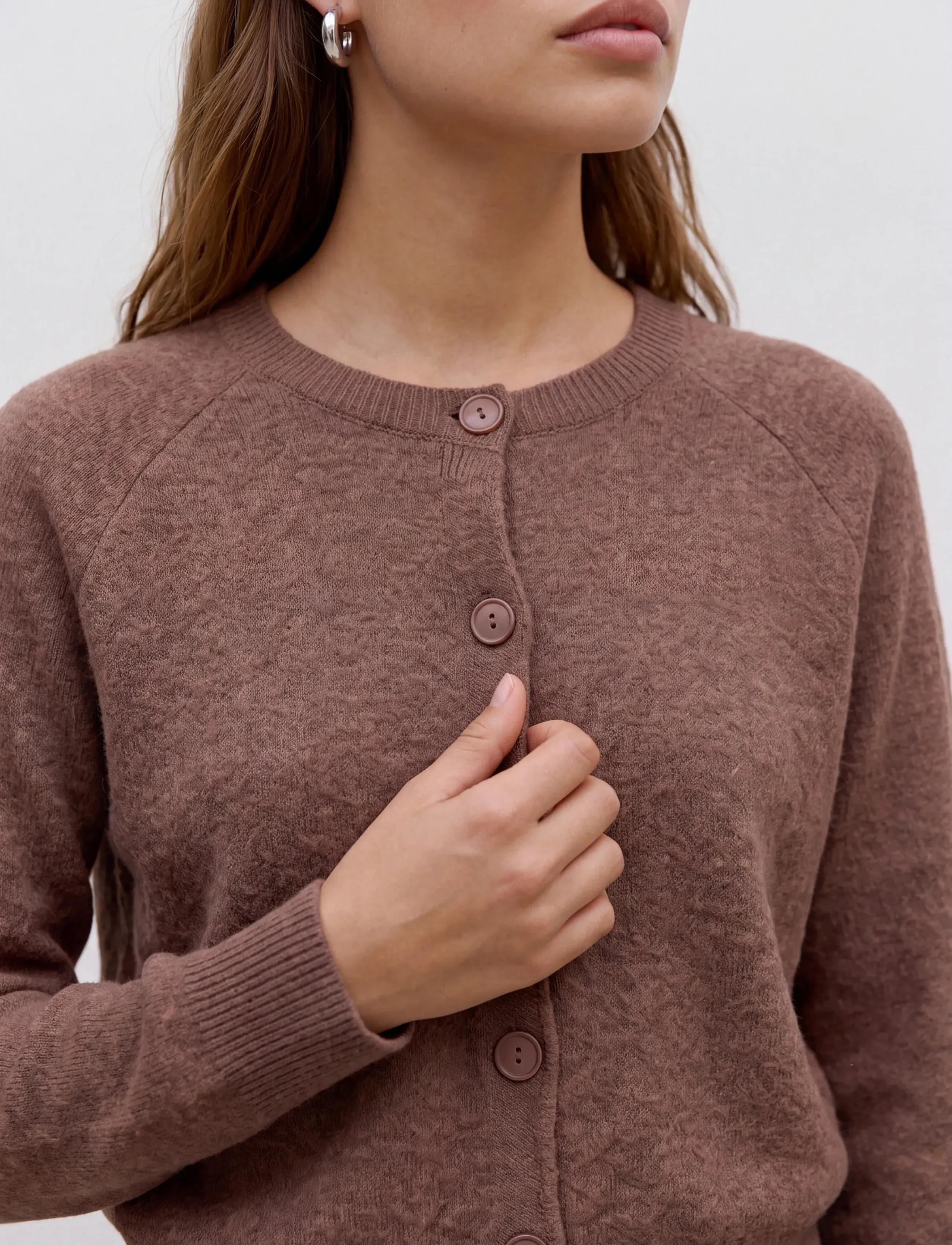 VERO MODA Vmsif Ls O-Neck Cardigan Noos dam – bild 6