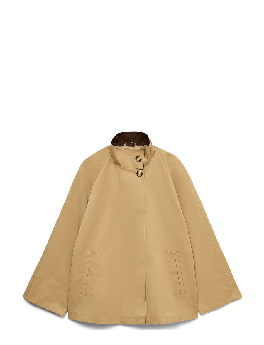 Vero Moda - VMLORAFINE JACKET NOOS - trenchcoats - kelp - 0