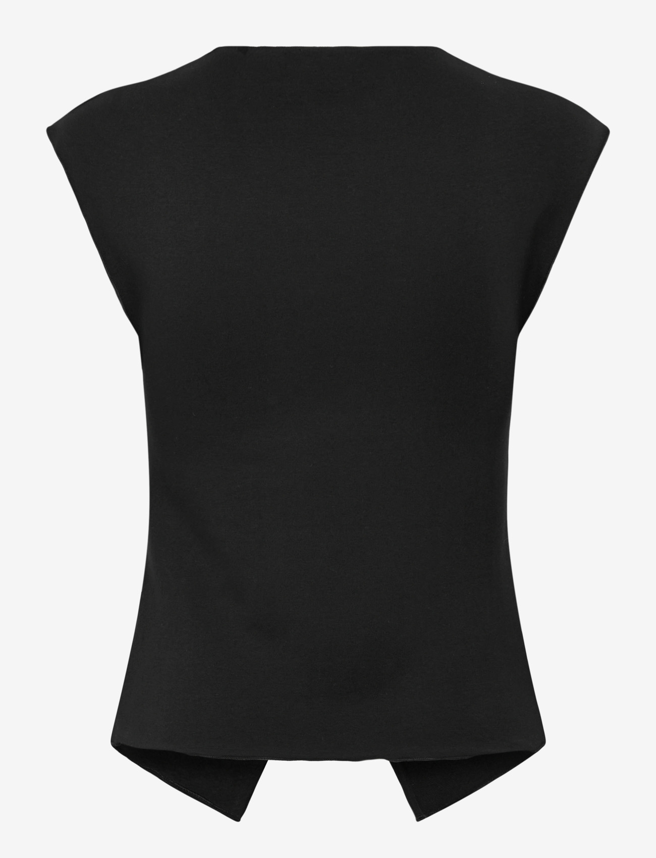 Vero Moda - VMROSA SL BUTTON DETAIL TOP JRS EXP SB4 - tanktops - black - 2