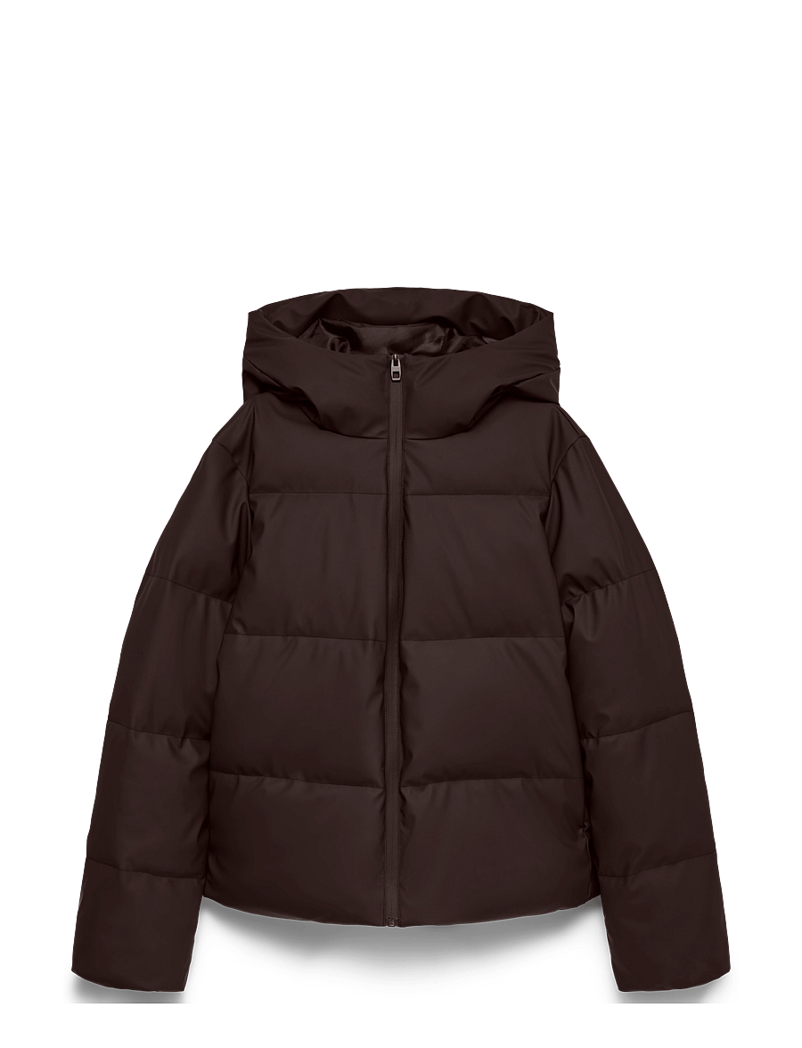 Vero Moda - VMGRETAANNA SHORT COATED JACKET NOOS - winter jacket - chocolate torte - 0