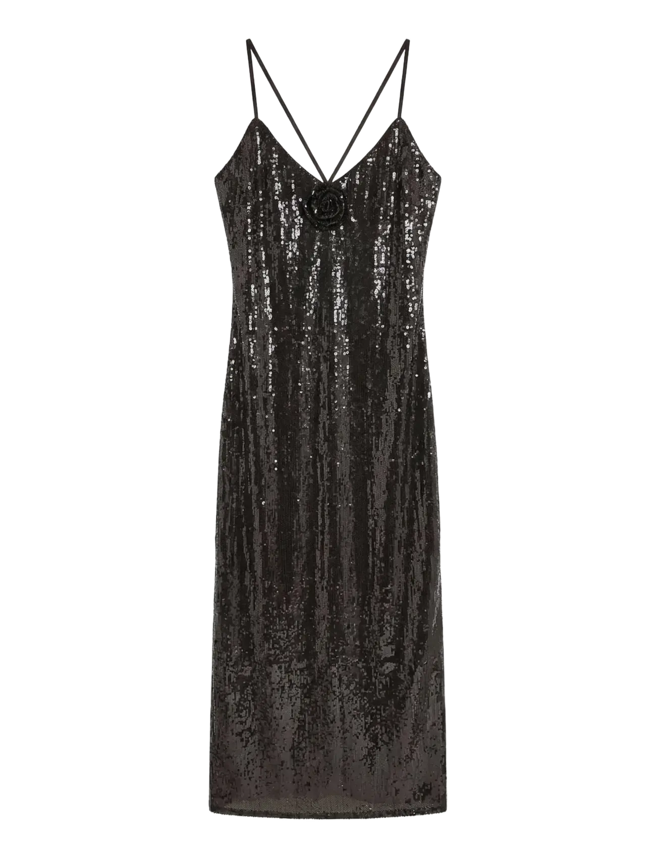 Vero Moda - VMKATHRINA SL SEQUIN DRESS JRS EXP - chocolate torte - 1