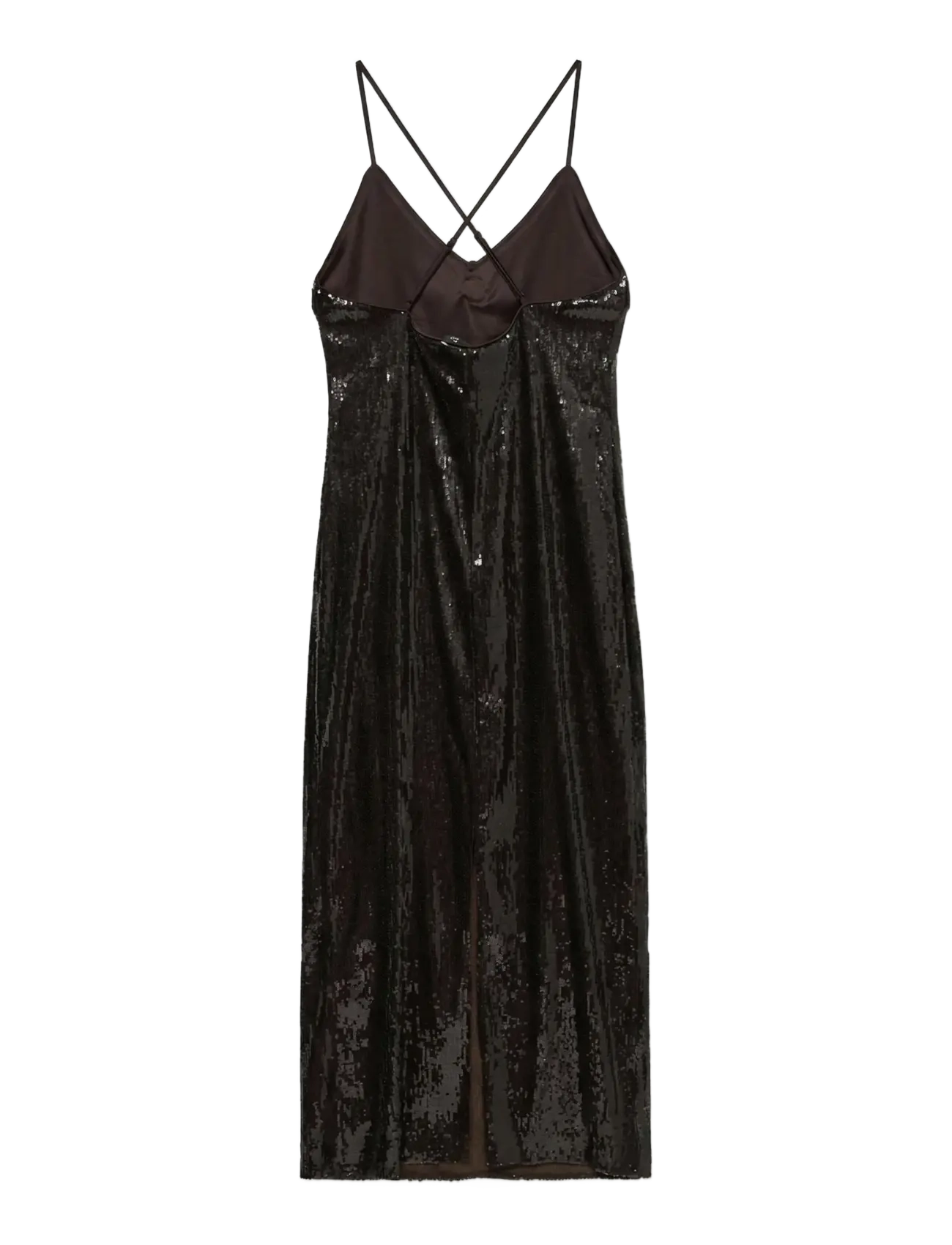 Vero Moda - VMKATHRINA SL SEQUIN DRESS JRS EXP - chocolate torte - 2