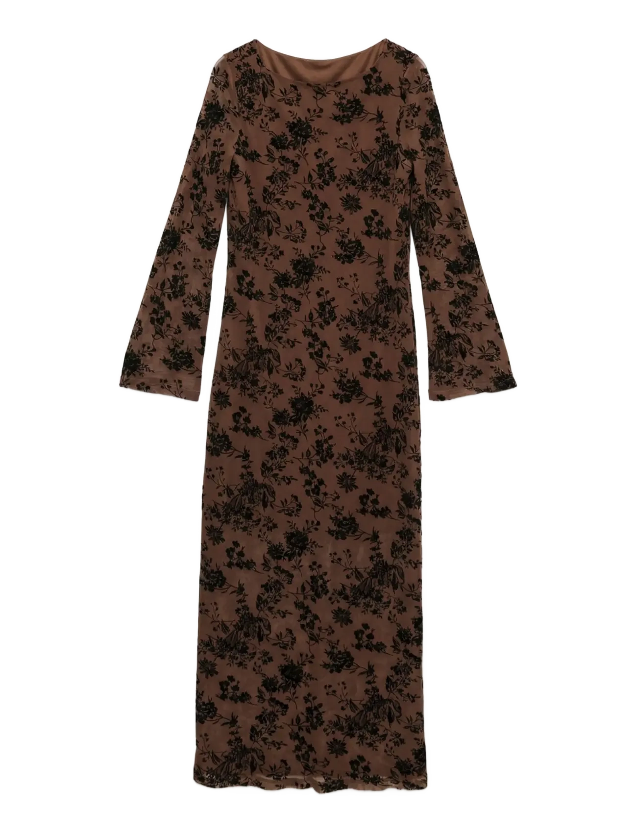 Vmflora Ls Boatneck Ankle Dress Jrs