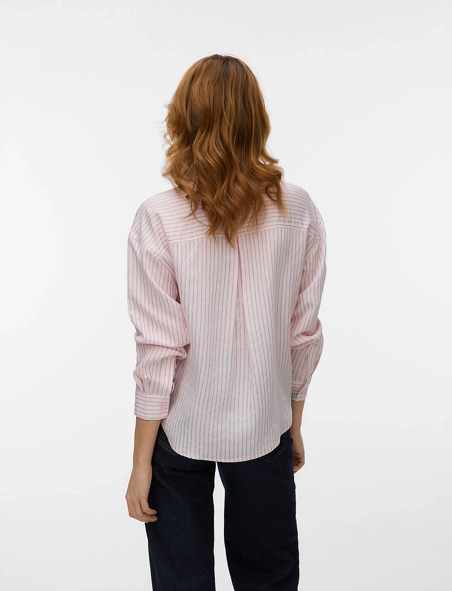 Vero Moda - VMJULIANA LS TIE DETAIL SHIRT EXP - langärmlige hemden - star white - 4
