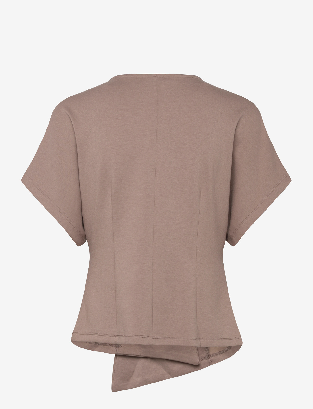 Vero Moda - VMSMILLA SONJA SS V-NECK TOP EXP - kurzämlige blusen - moon rock - 2