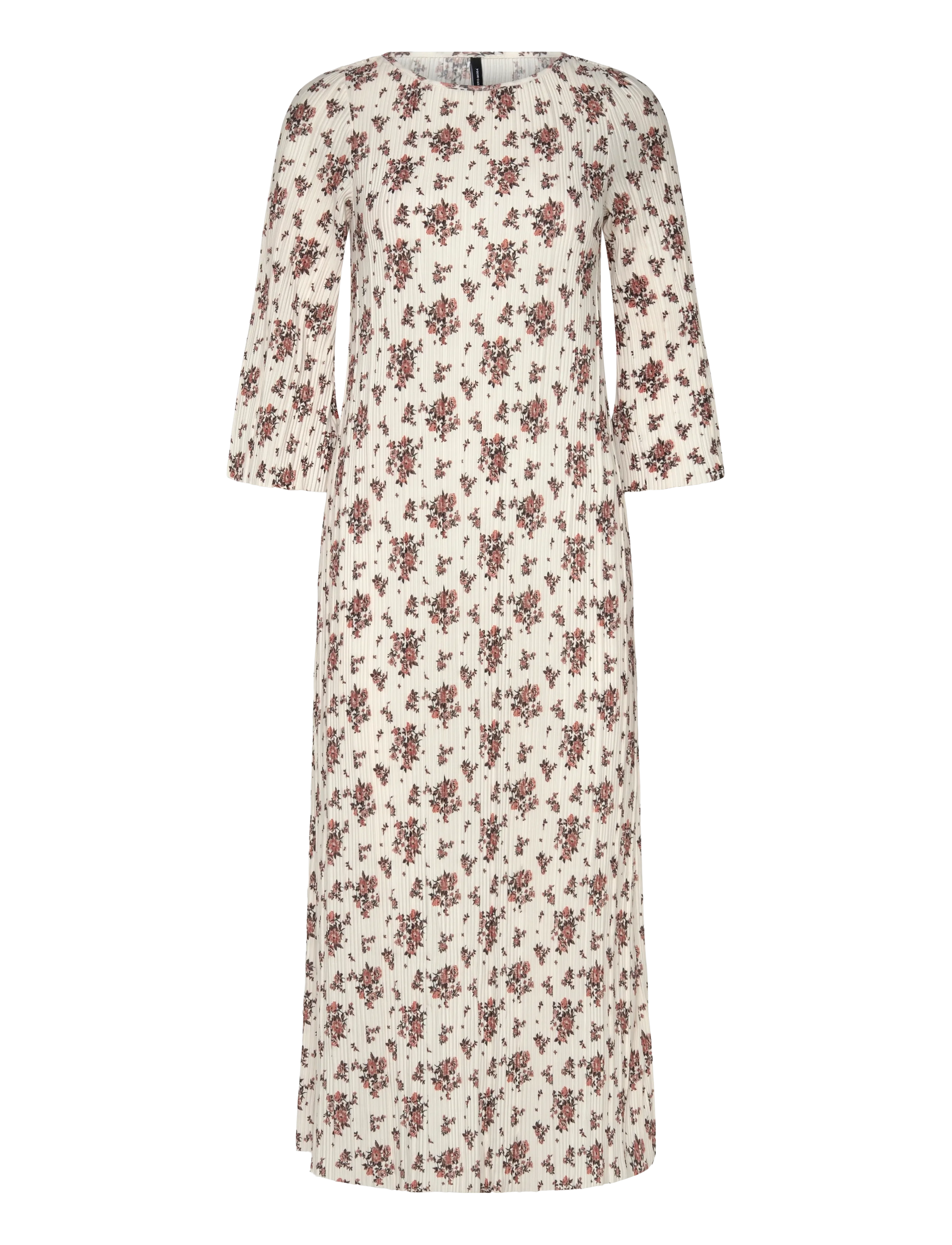 Vero Moda VMKENDAL 3/4 CALF PLISSE DRESS EXP - Vero Moda - SNOW WHITE / white