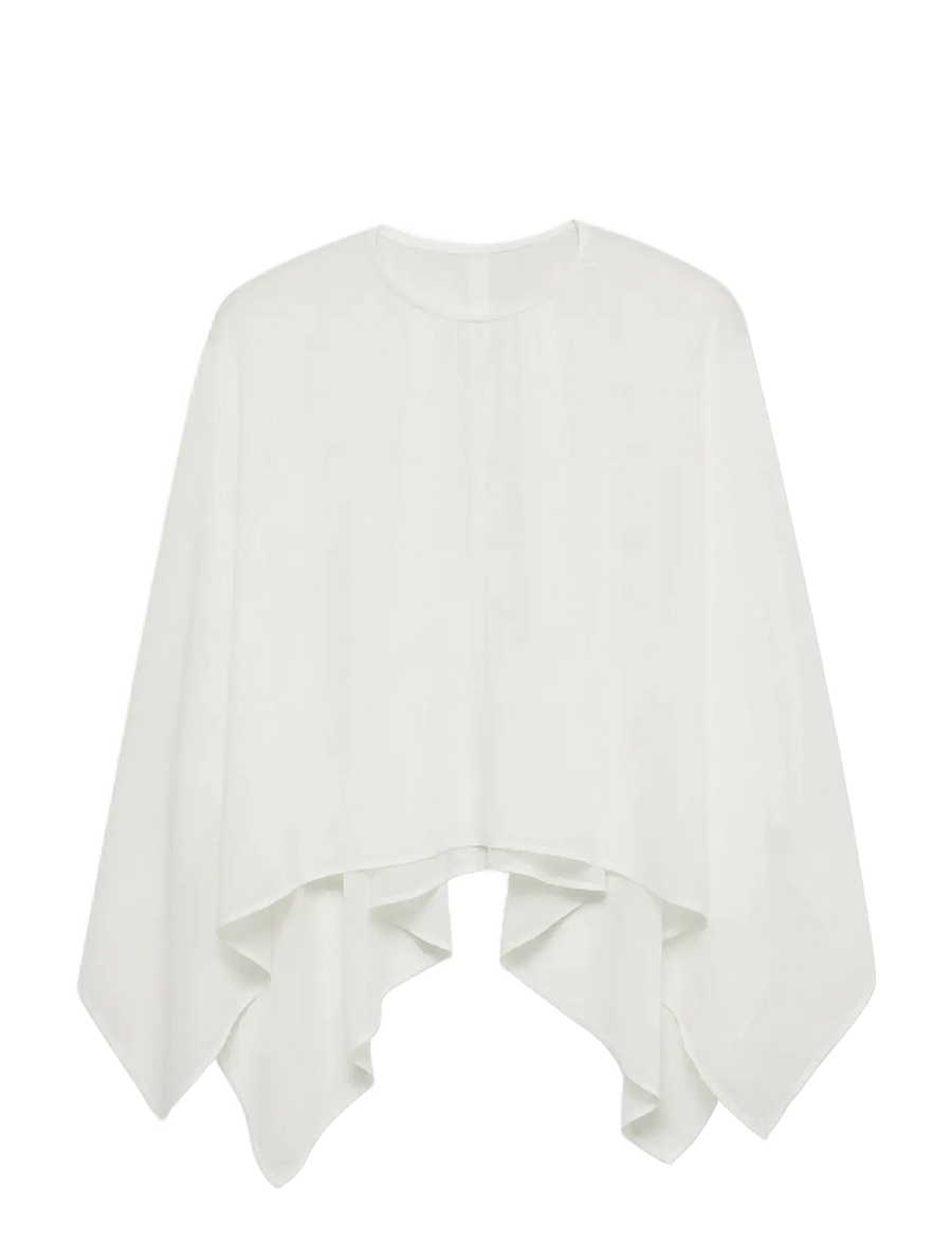 Vero Moda - VMADALYN CAPE TOP WVN EXP - Ærmeløse bluser - snow white - 1