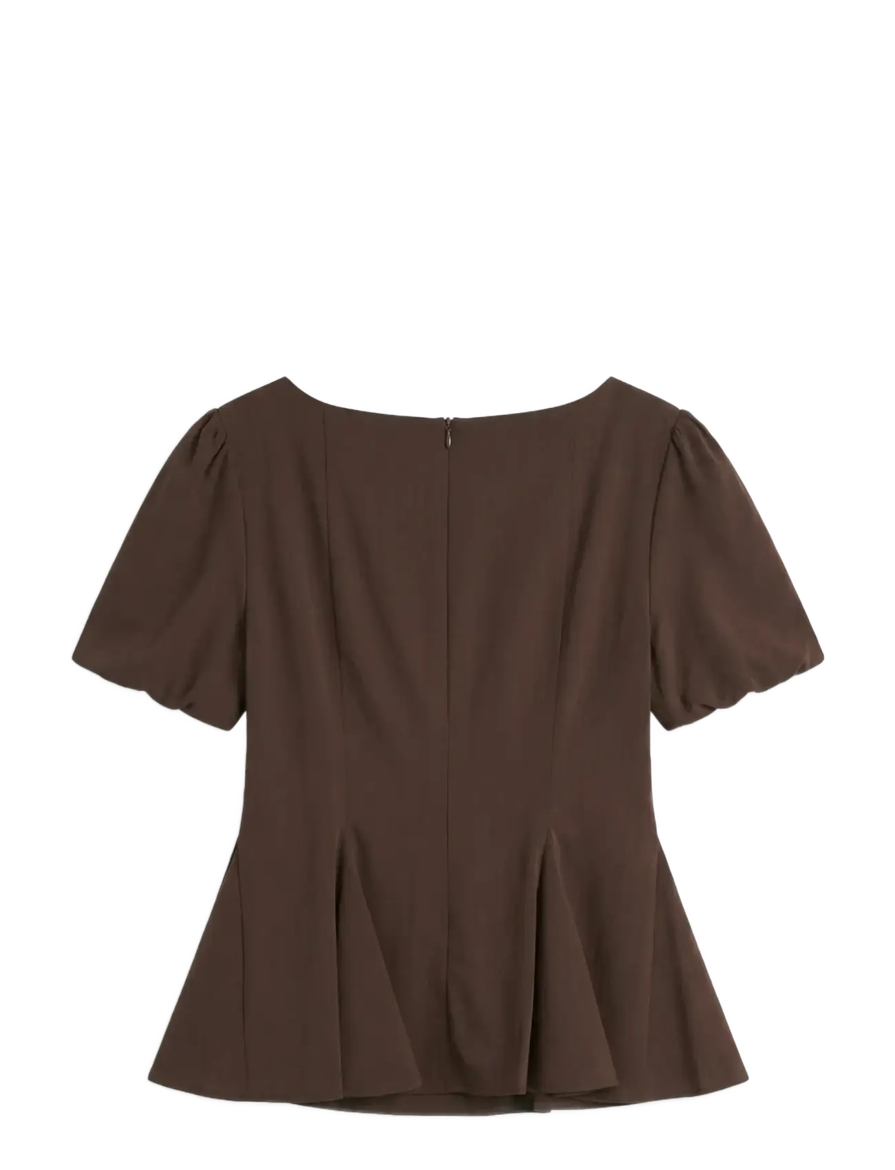 Vero Moda - VMNADI SS TOP JRS EXP - lühikeste varrukatega pluusid - chicory coffee - 1
