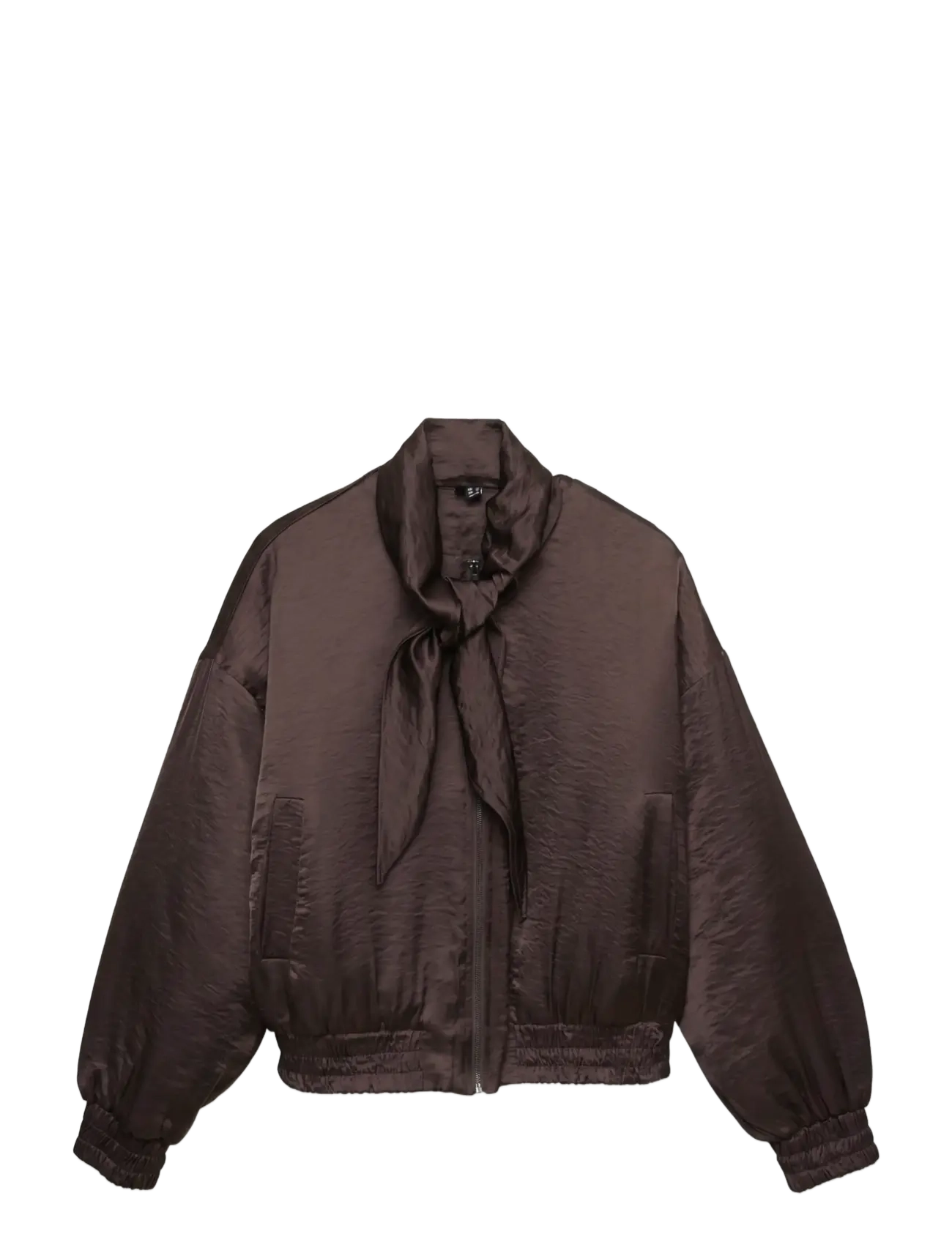 VERO MODA Vmpenny Ls Bow Bomber Wvn Exp Braun - L - Damen