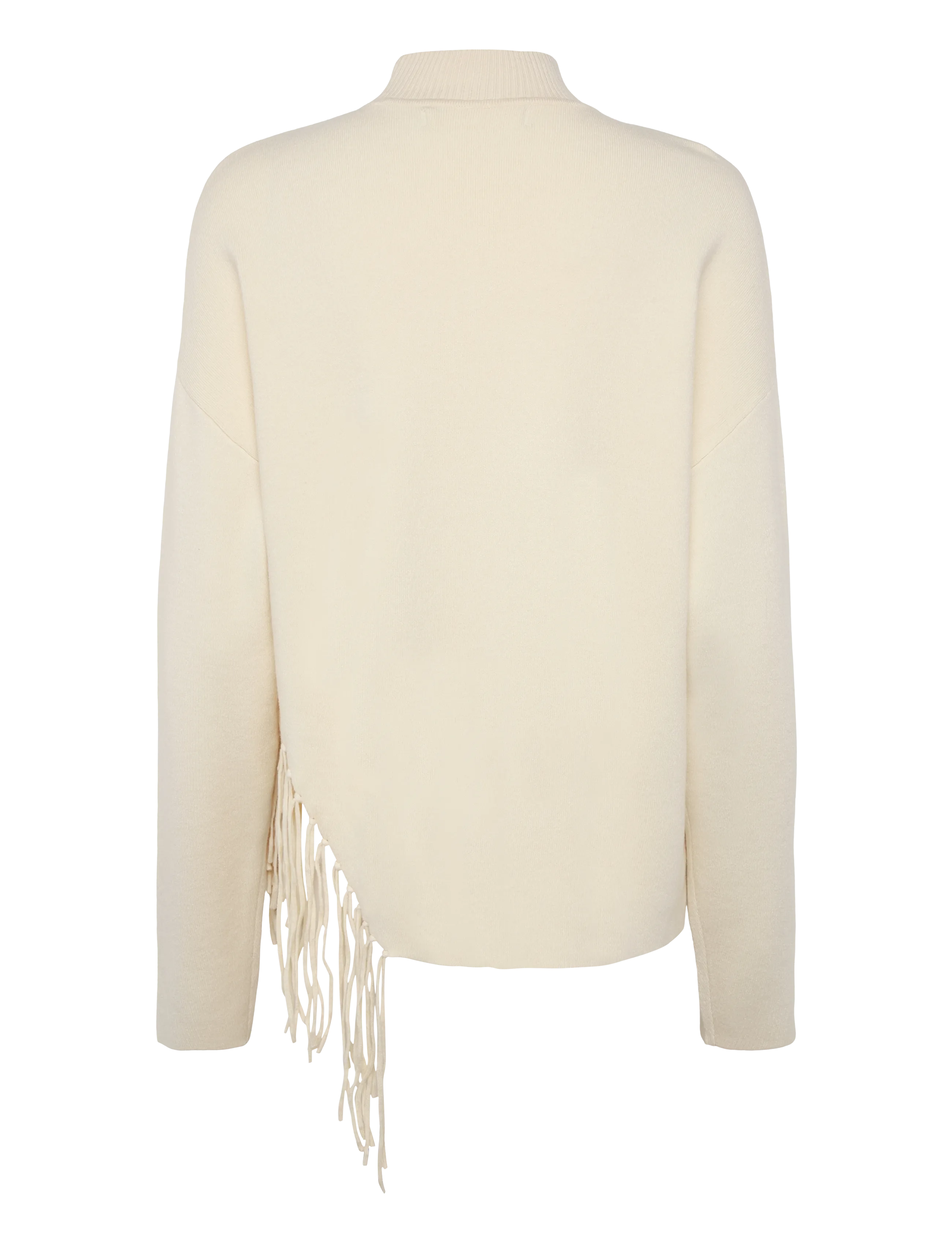 Vero Moda - VMMAGPIE LS HIGHNECK FRINGE PULLOVER VIP - stickade tröjor - birch - 2