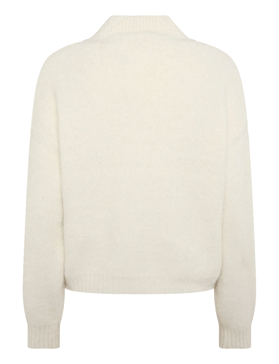 Vero Moda - VMLOON LS TIGHT V-NECK SHORT PULLOVE VIP - striktrøjer - birch - 2