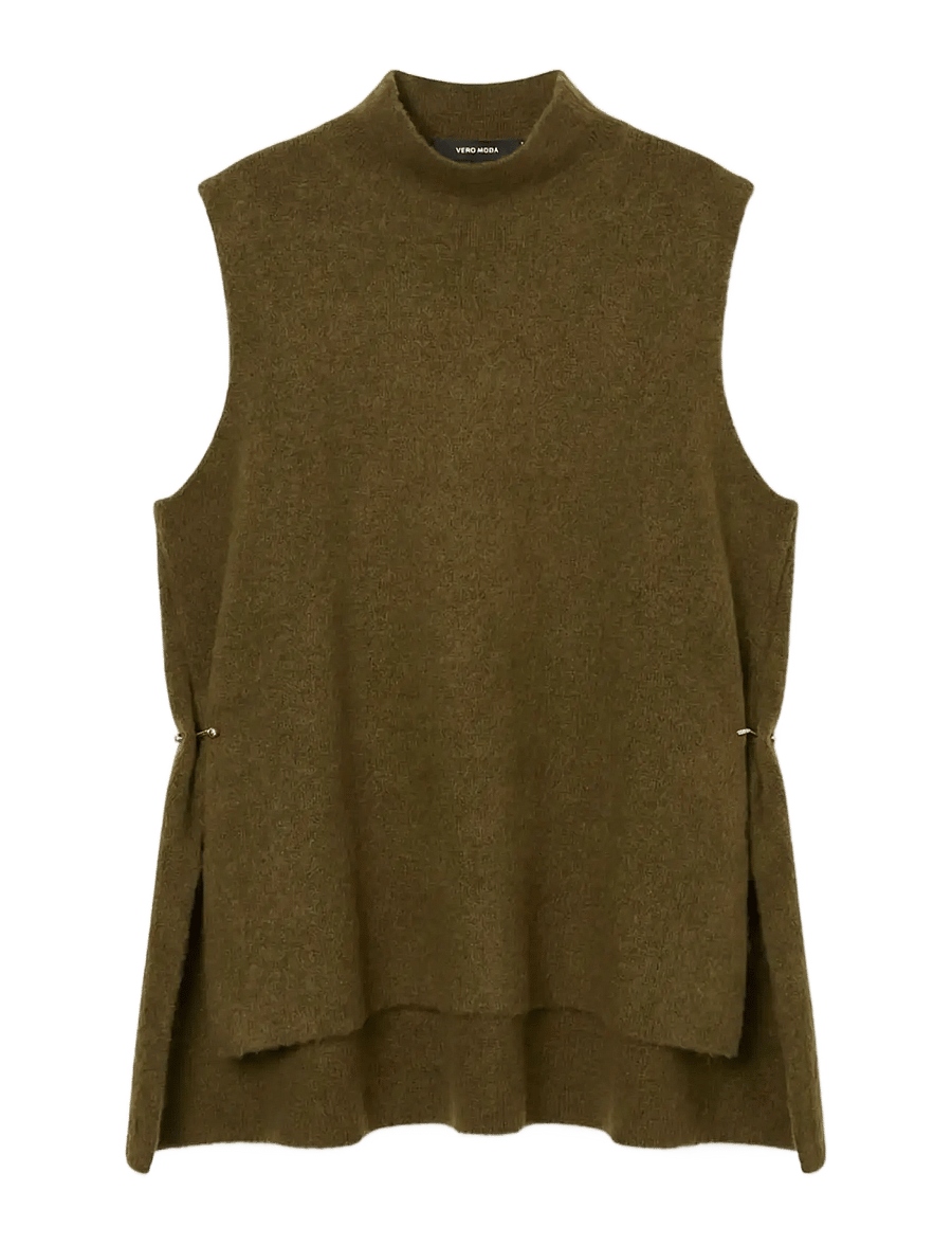 Vero Moda - VMSPARROW SL FUNNELNECK VEST VIP - butternut - 1