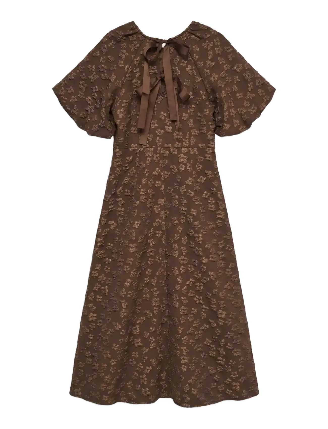 Vero Moda - VMFIA 2/4 DETAIL 7/8 DRESS WVN EXP - midi kjoler - chicory coffee - 1