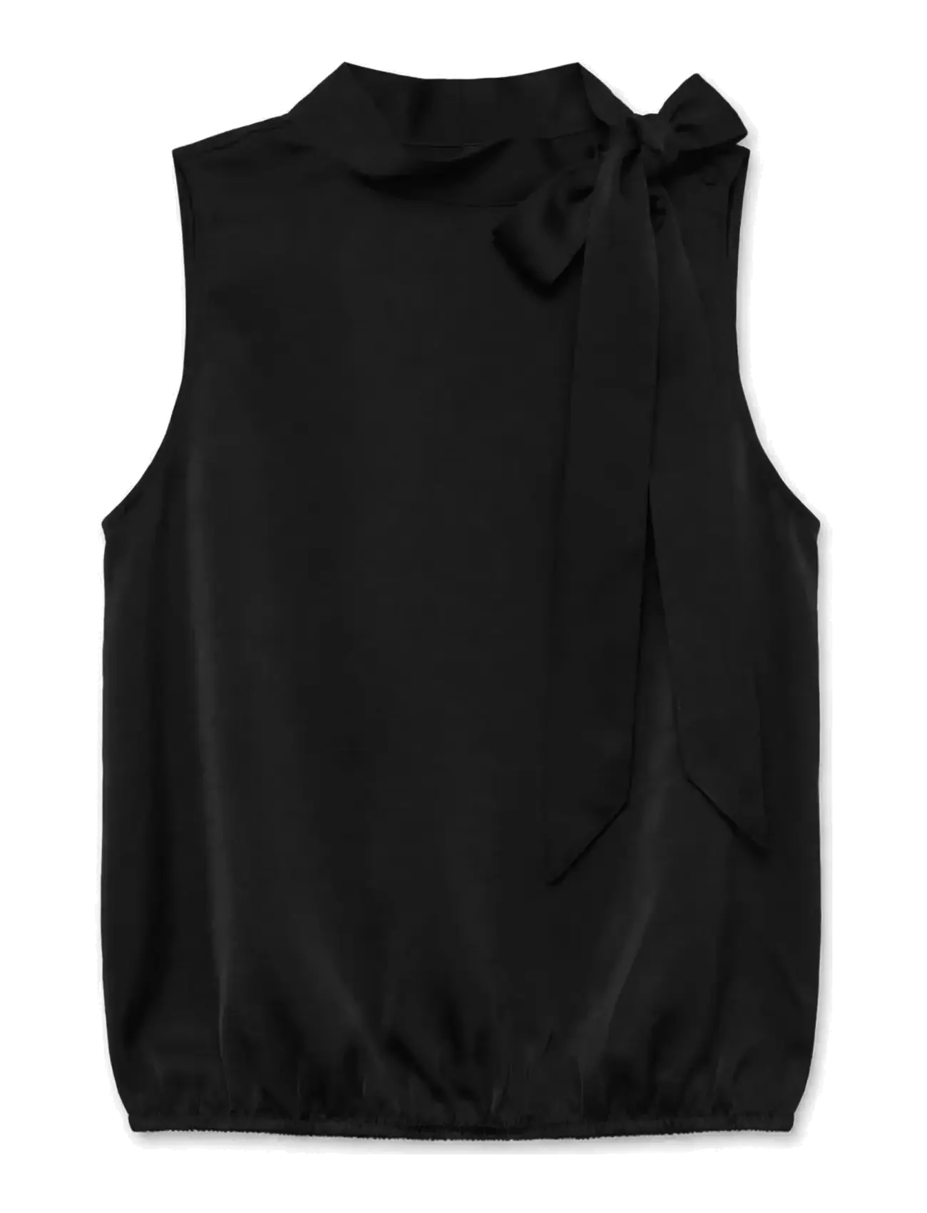 Vero Moda VMMIRO SL TIE TOP WVN - Fashion Trends - BLACK / black