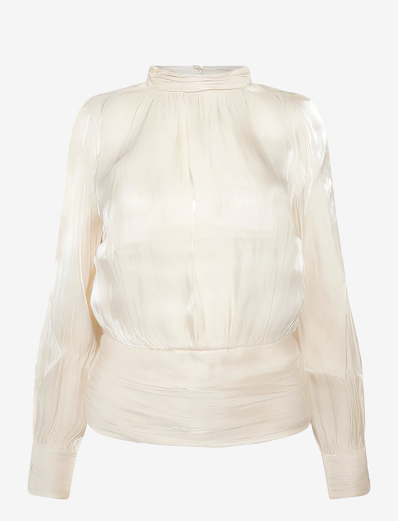 Vero Moda Vmpolly Ls High Neck Top Wvn - Cream - XL