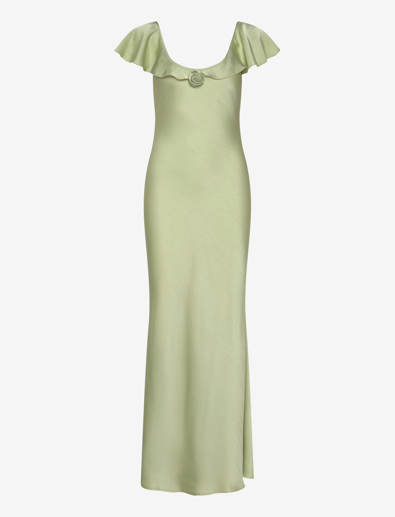 Vero Moda - VMRITA CS ROSE MAXI DRESS WVN EXP - festkjoler - celadon green - 0