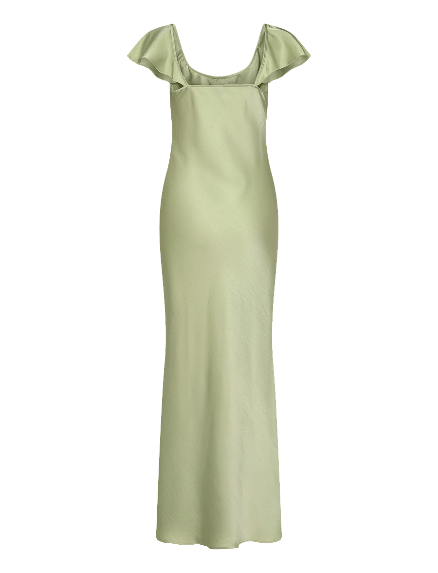 Vero Moda - VMRITA CS ROSE MAXI DRESS WVN EXP - kleitas svinībām - celadon green - 1