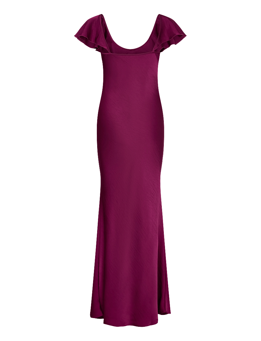 Vero Moda - VMRITA CS ROSE MAXI DRESS WVN EXP - festklänningar - purple potion - 1