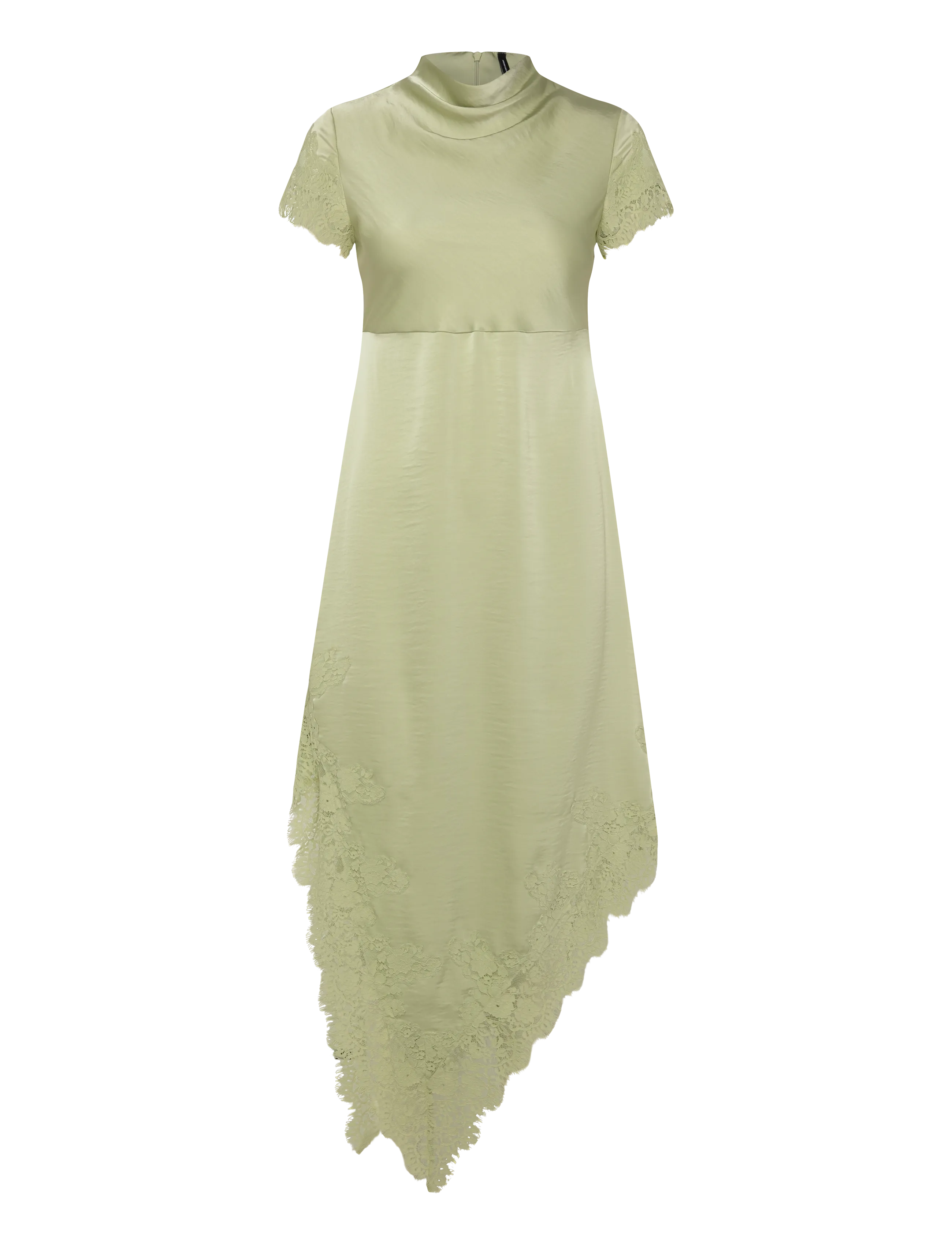 Vero Moda VMRITA CS LACE MAXI DRESS WVN EXP - Evening Dresses - CELADON GREEN / green