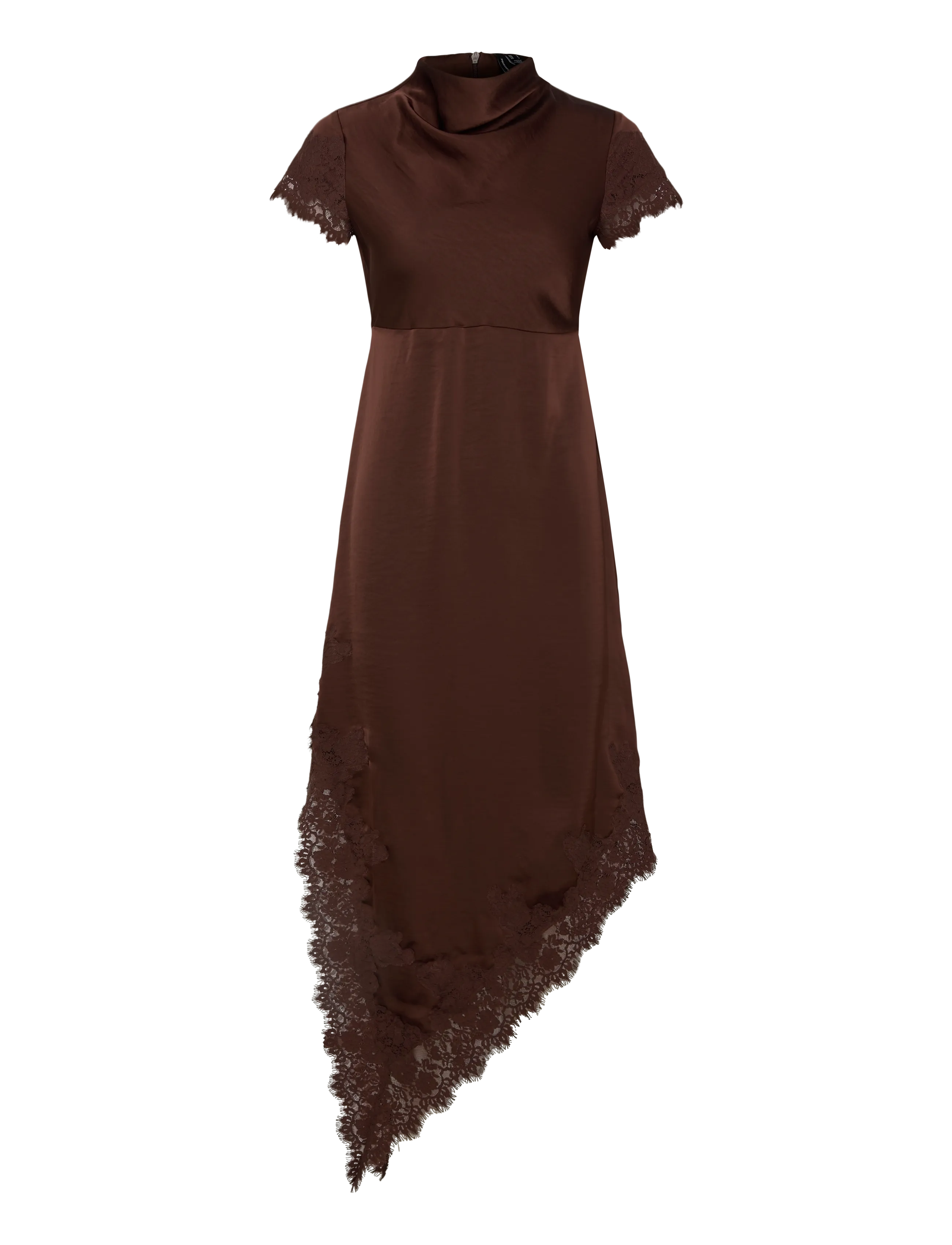 Vero Moda VMRITA CS LACE MAXI DRESS WVN EXP - Party Dresses - CHICORY COFFEE / brown
