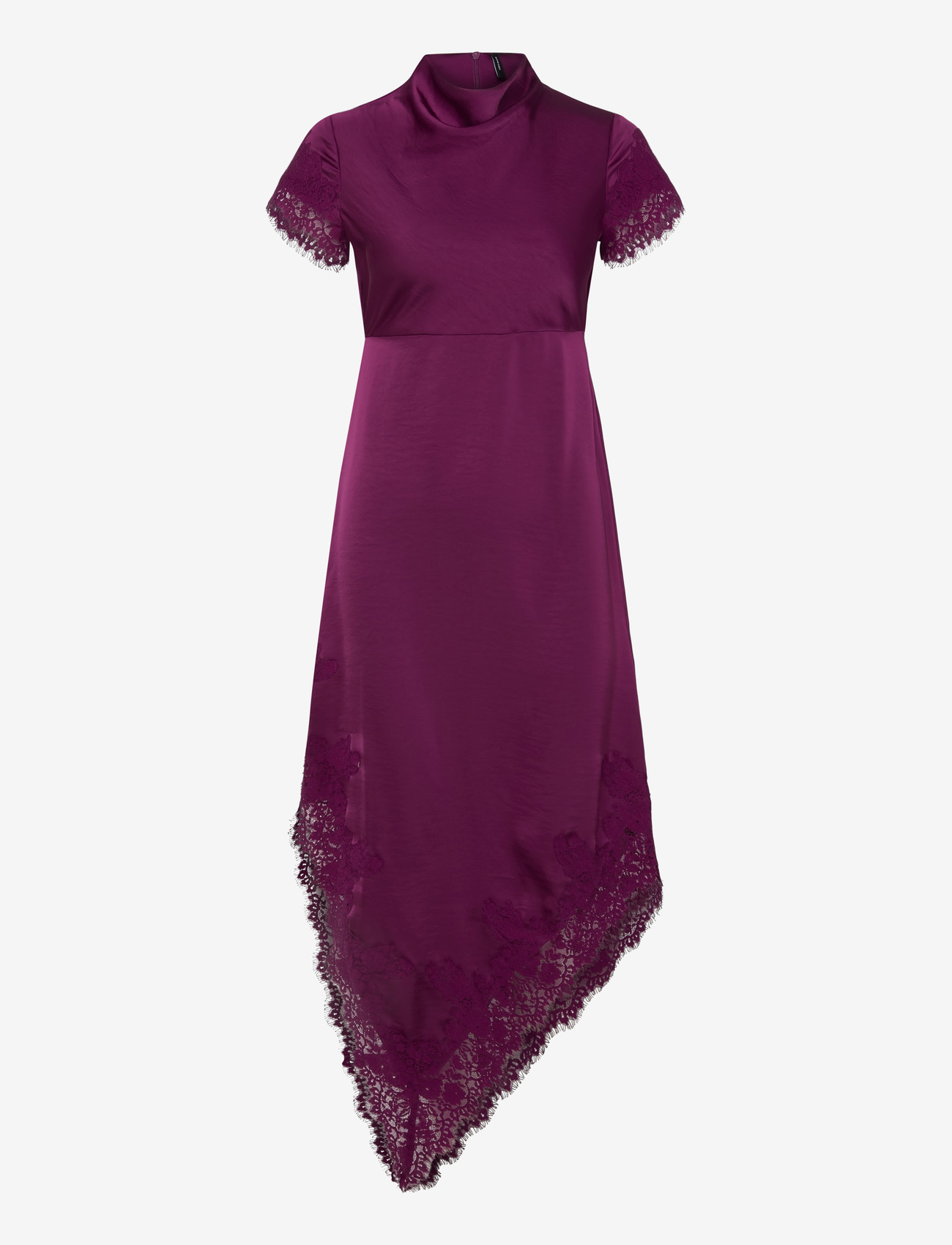 Vero Moda - VMRITA CS LACE MAXI DRESS WVN EXP - aftenkjoler - purple potion - 0